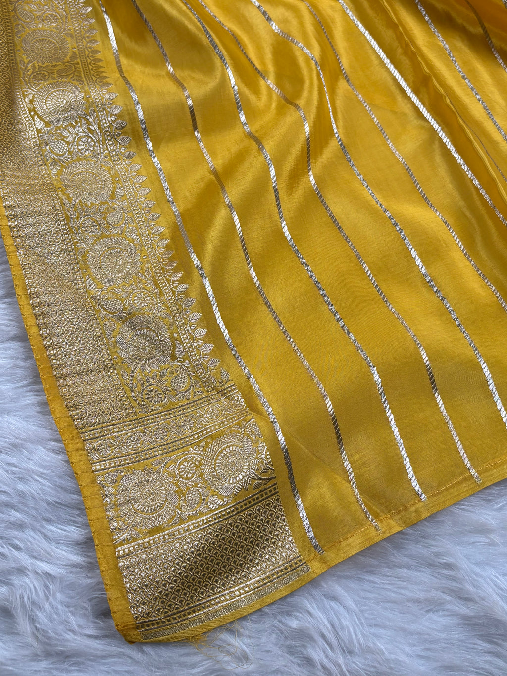 HO Crap Silk Mina Banarasi Saree