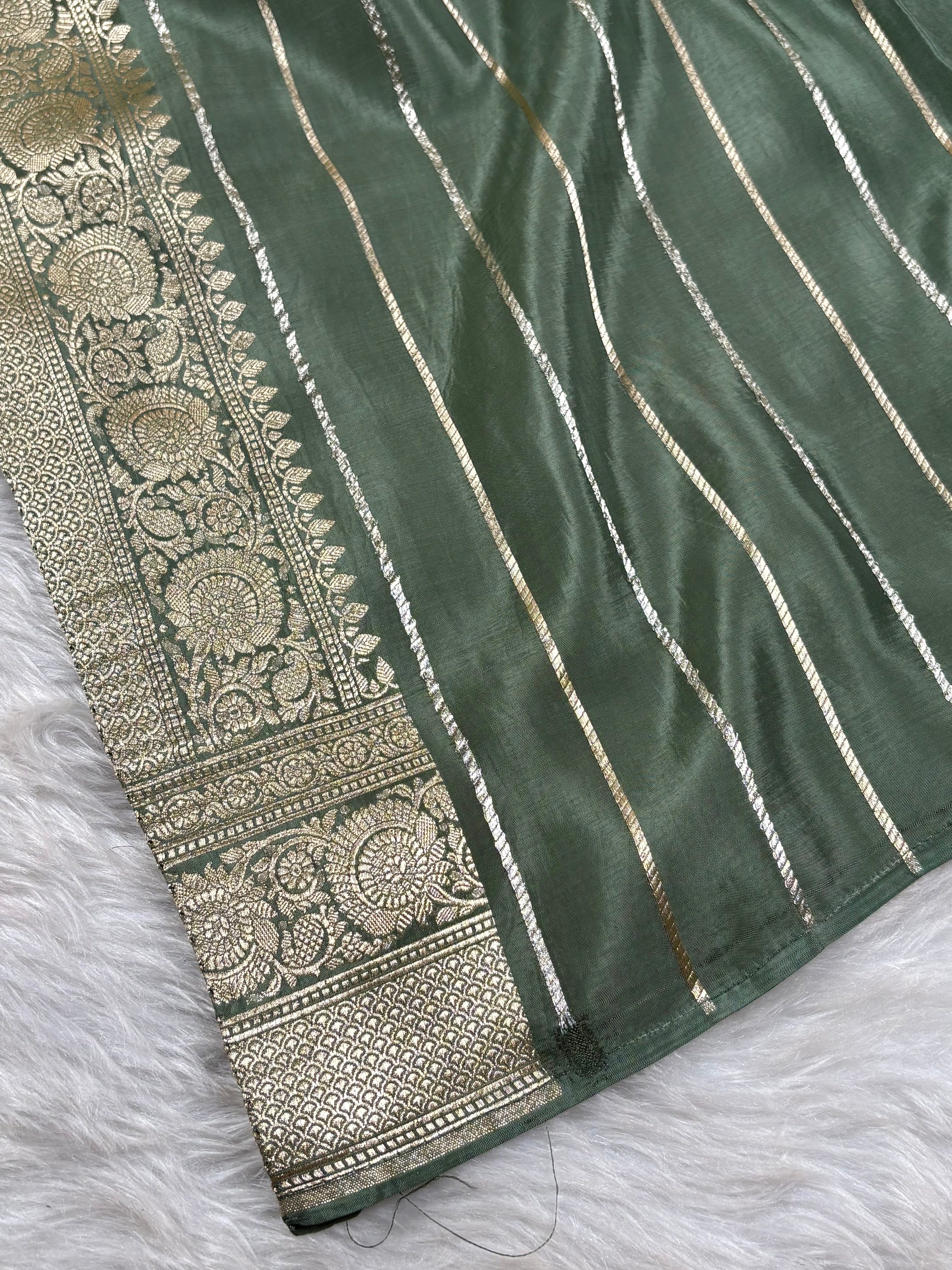 HO Crap Silk mina Banarasi Saree
