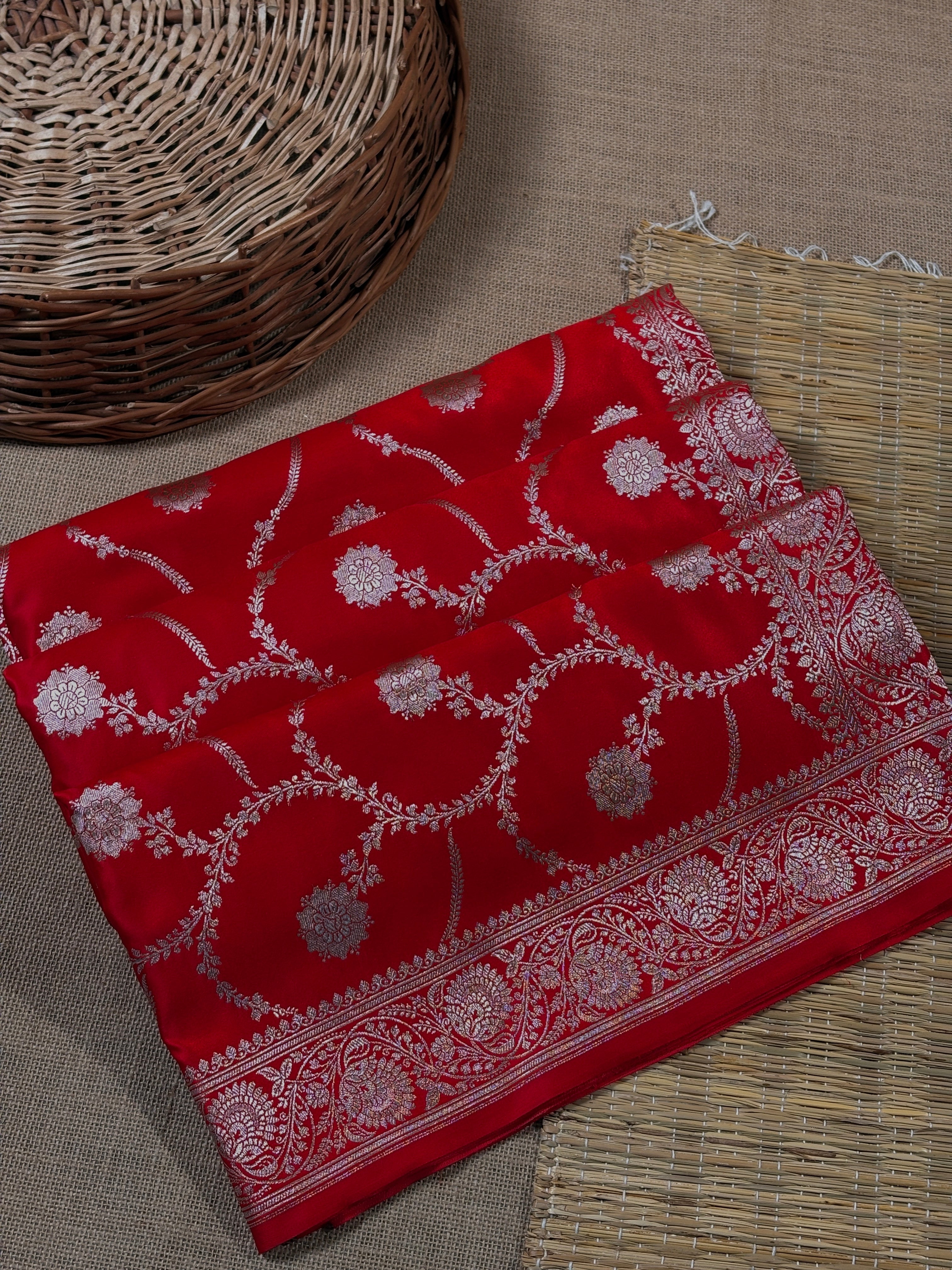 Mashru Katan Banarasi Saree