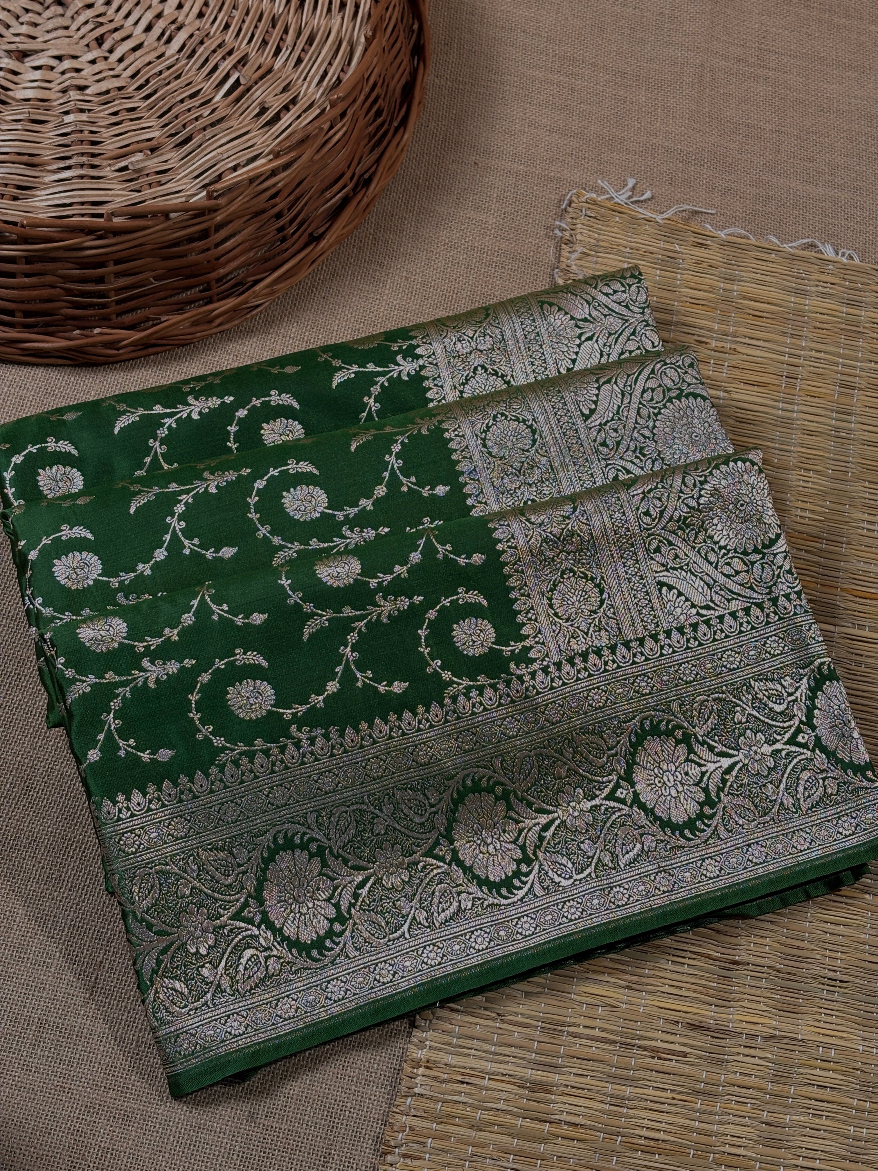 Mashru Katan Banarasi Saree