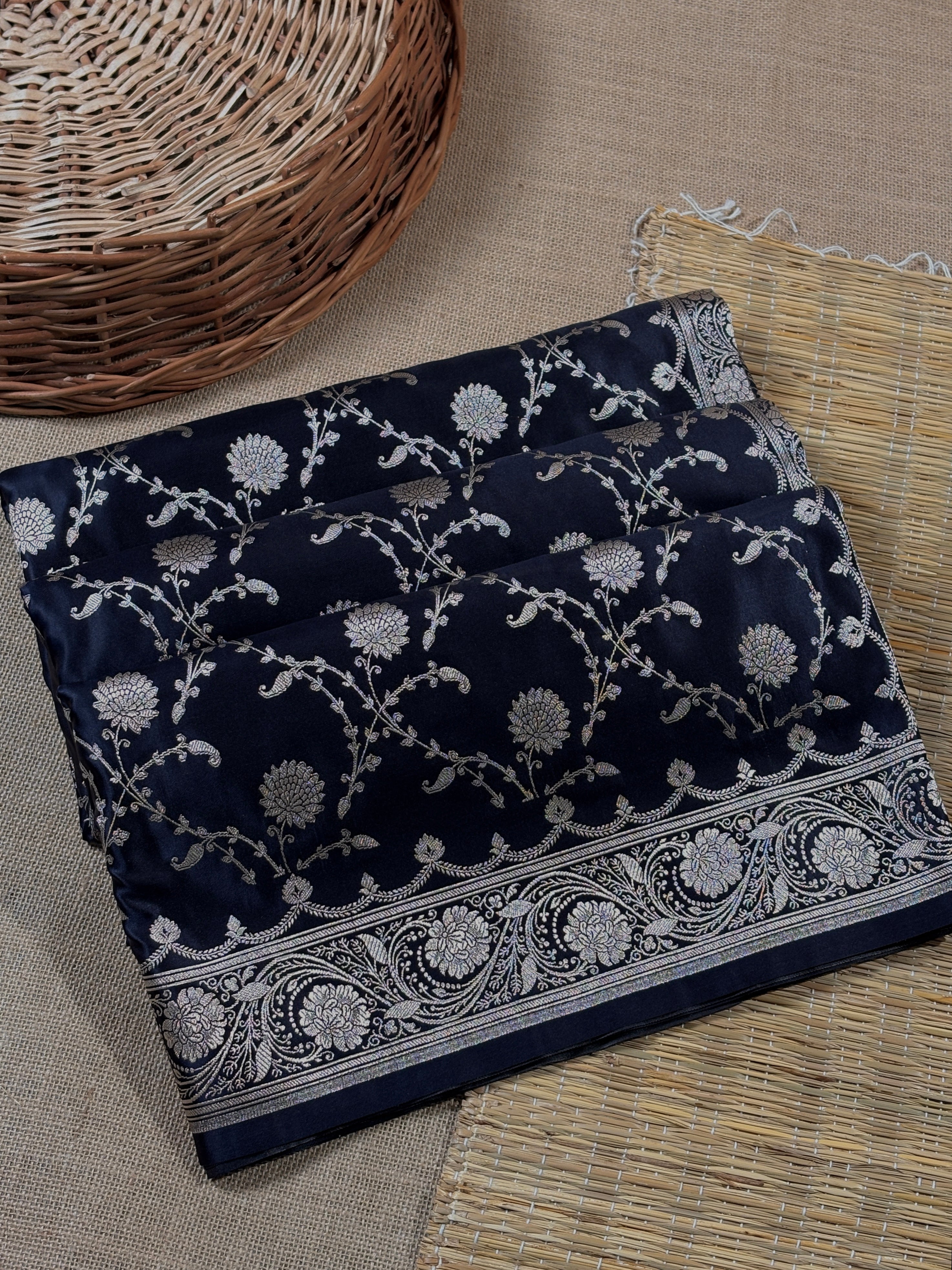 Mashru Katan Banarasi Saree