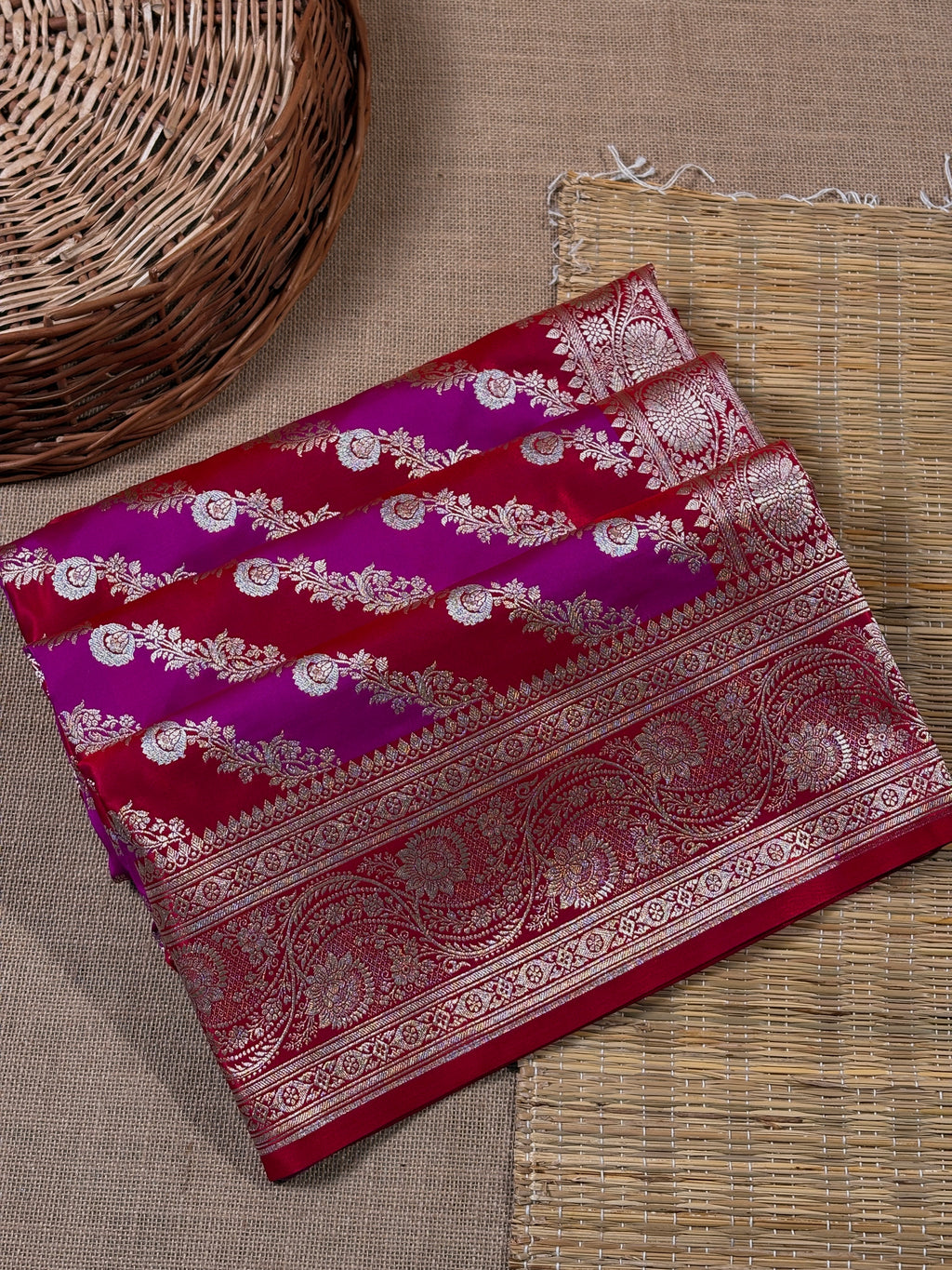 Premium Mashru Katan Banarasi Saree