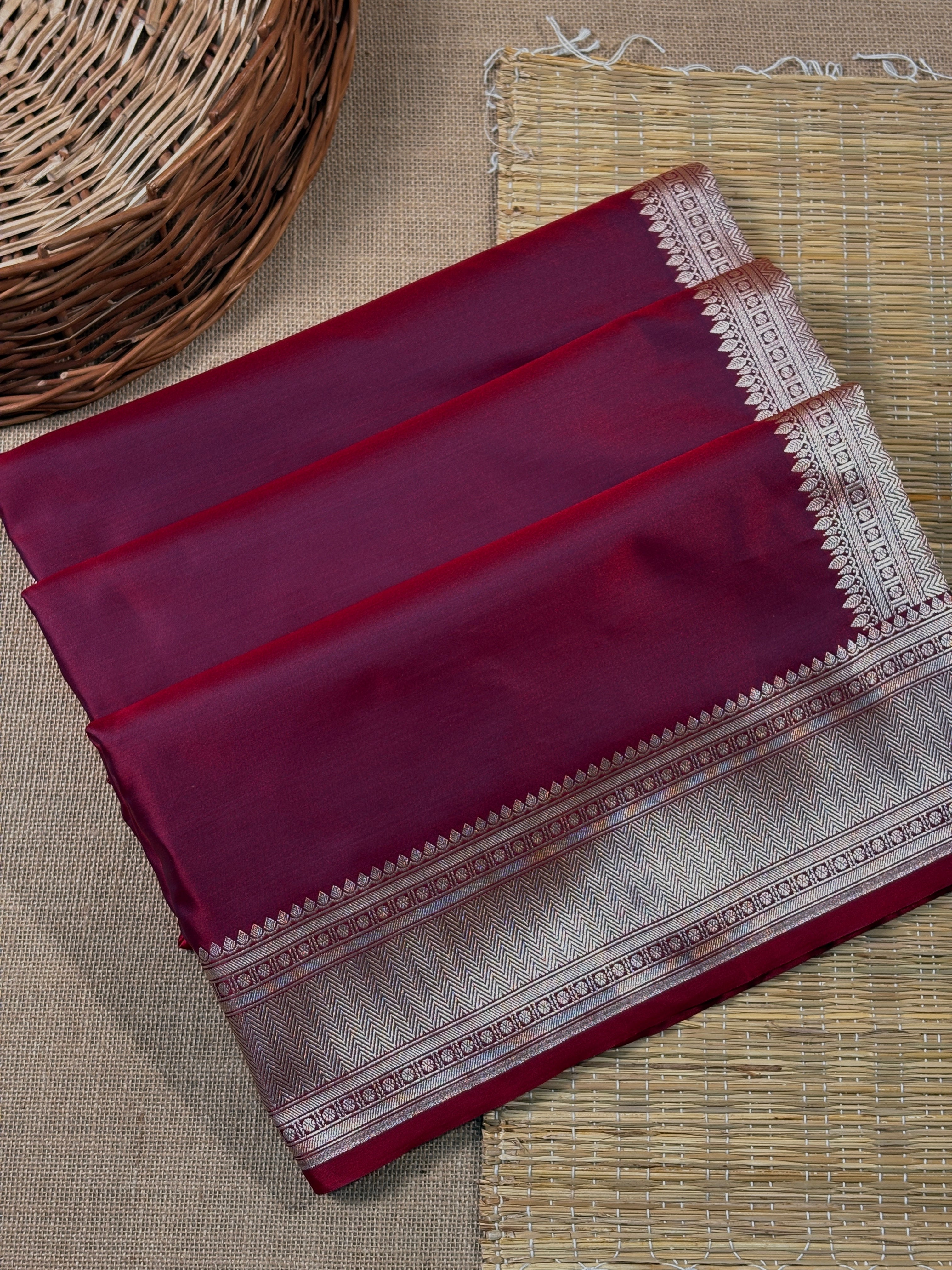 Premium Mashru Katan Banarasi Saree