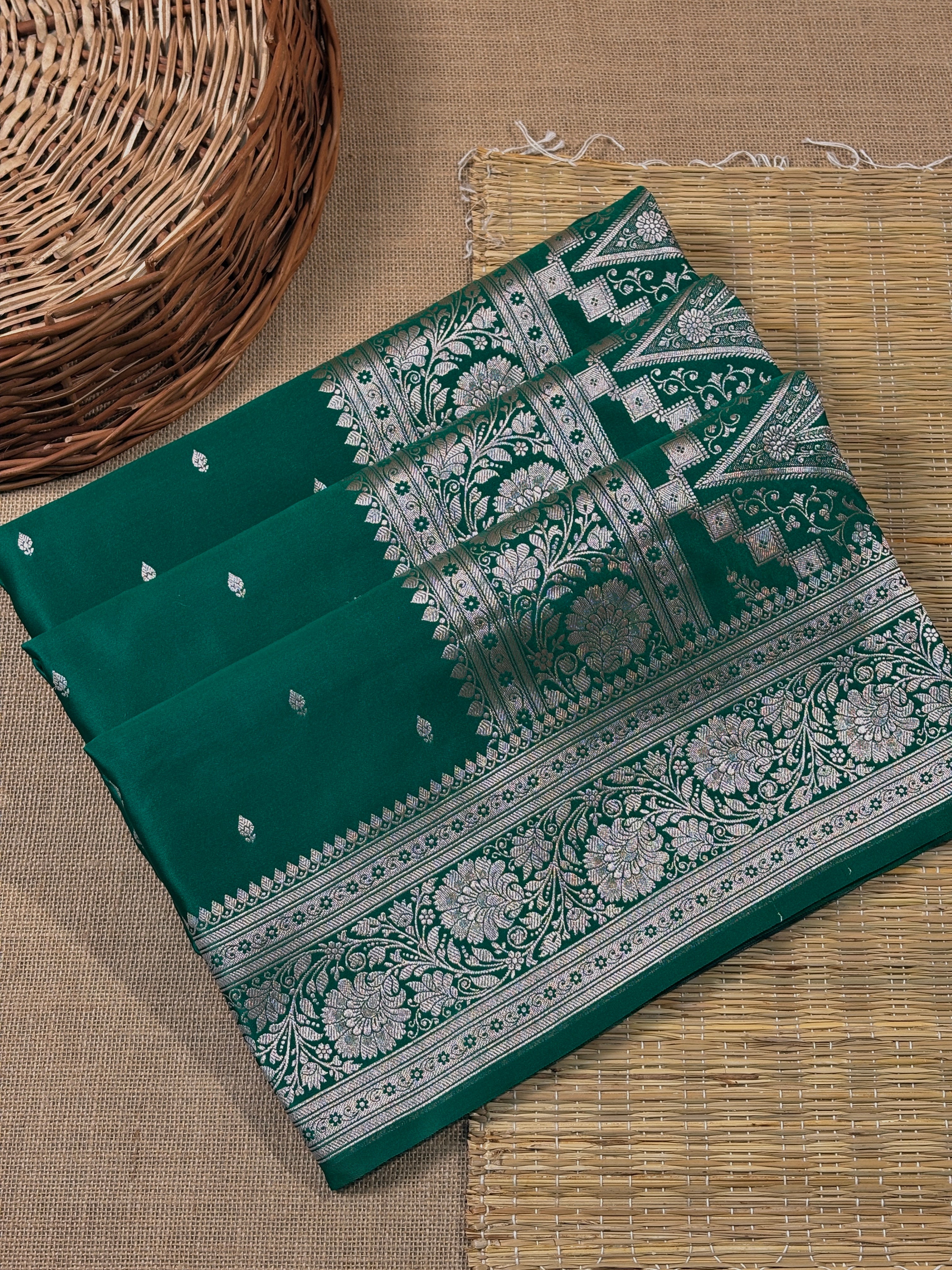 Mashru Katan Banarasi Saree