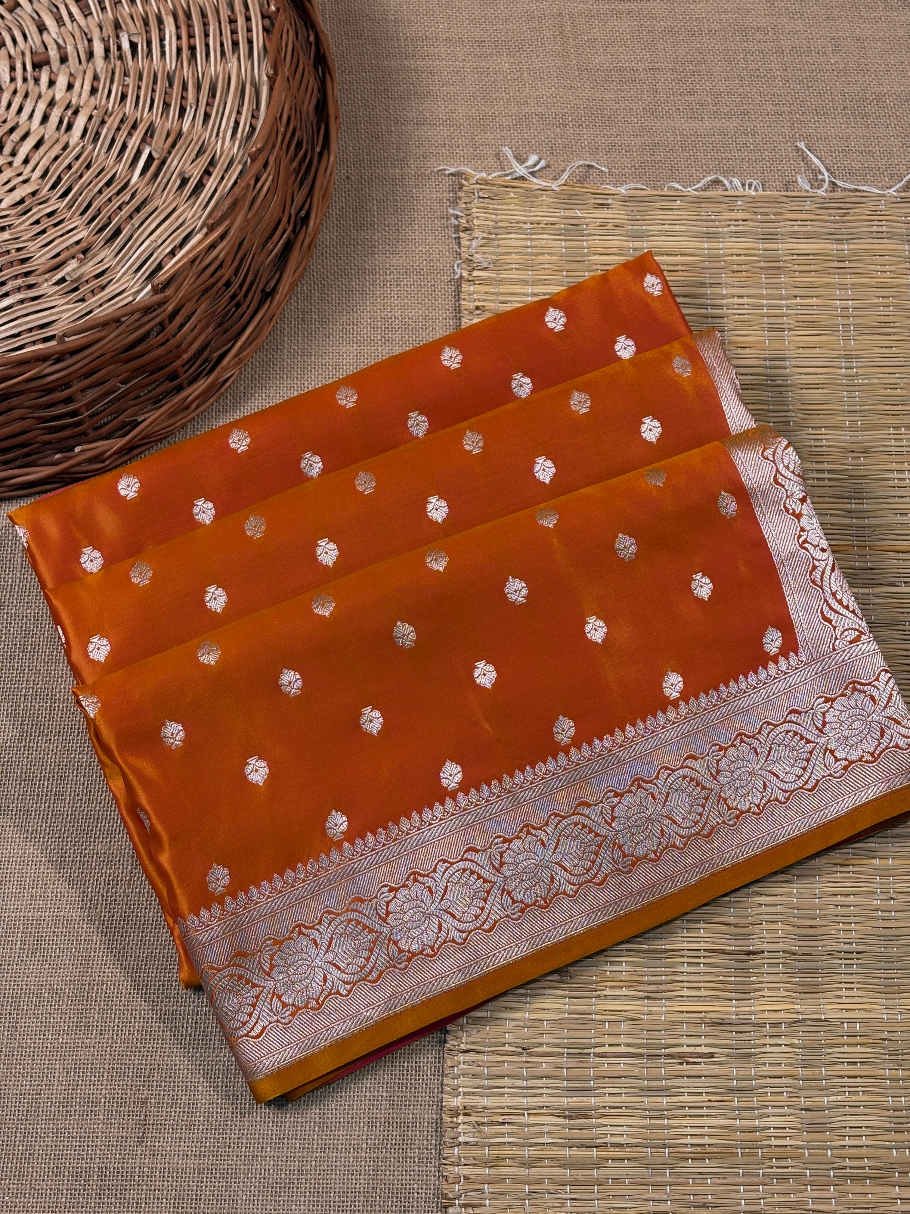 Mashru Katan Banarasi Saree