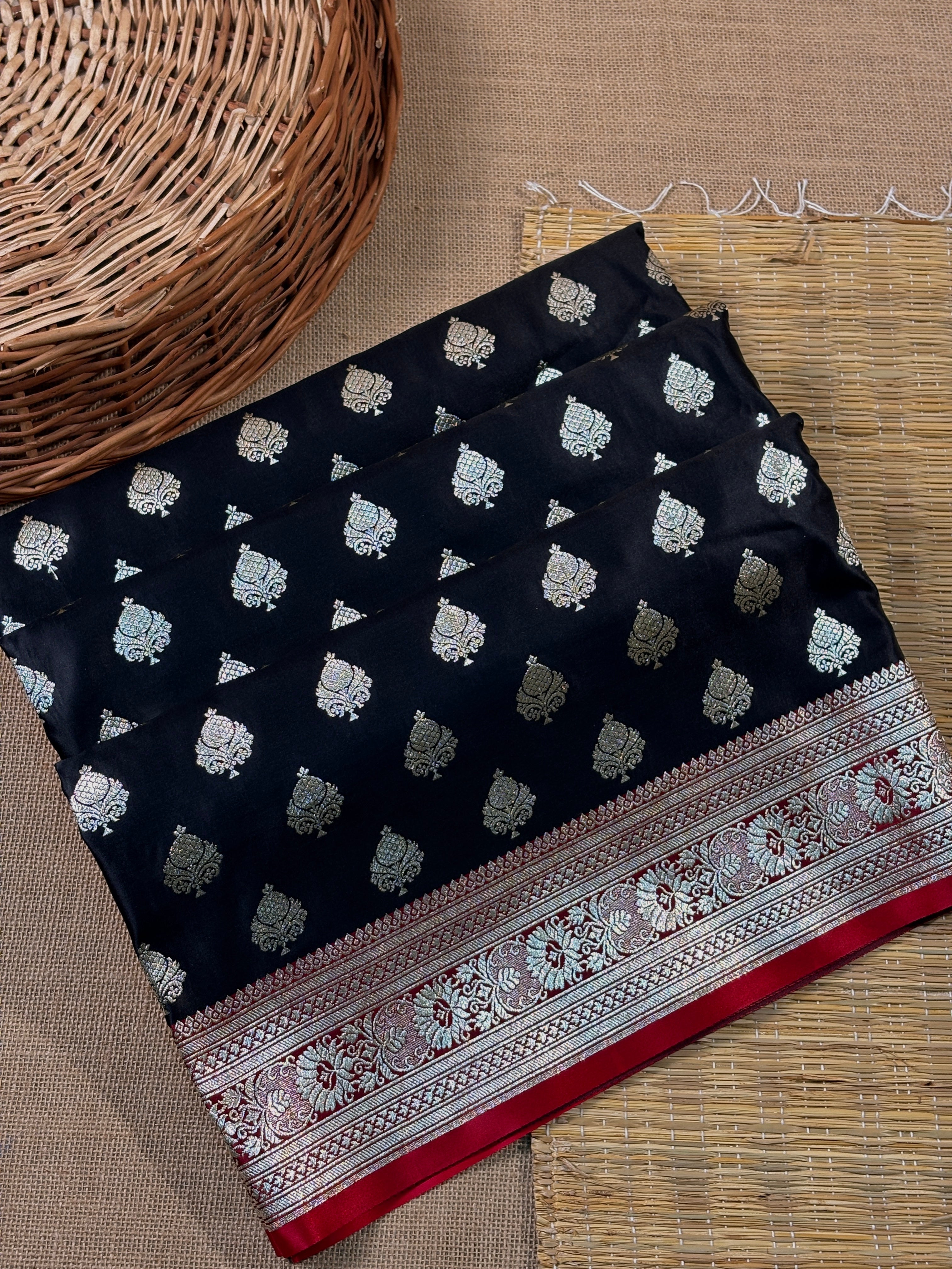 Mashru Satin Banarasi Saree