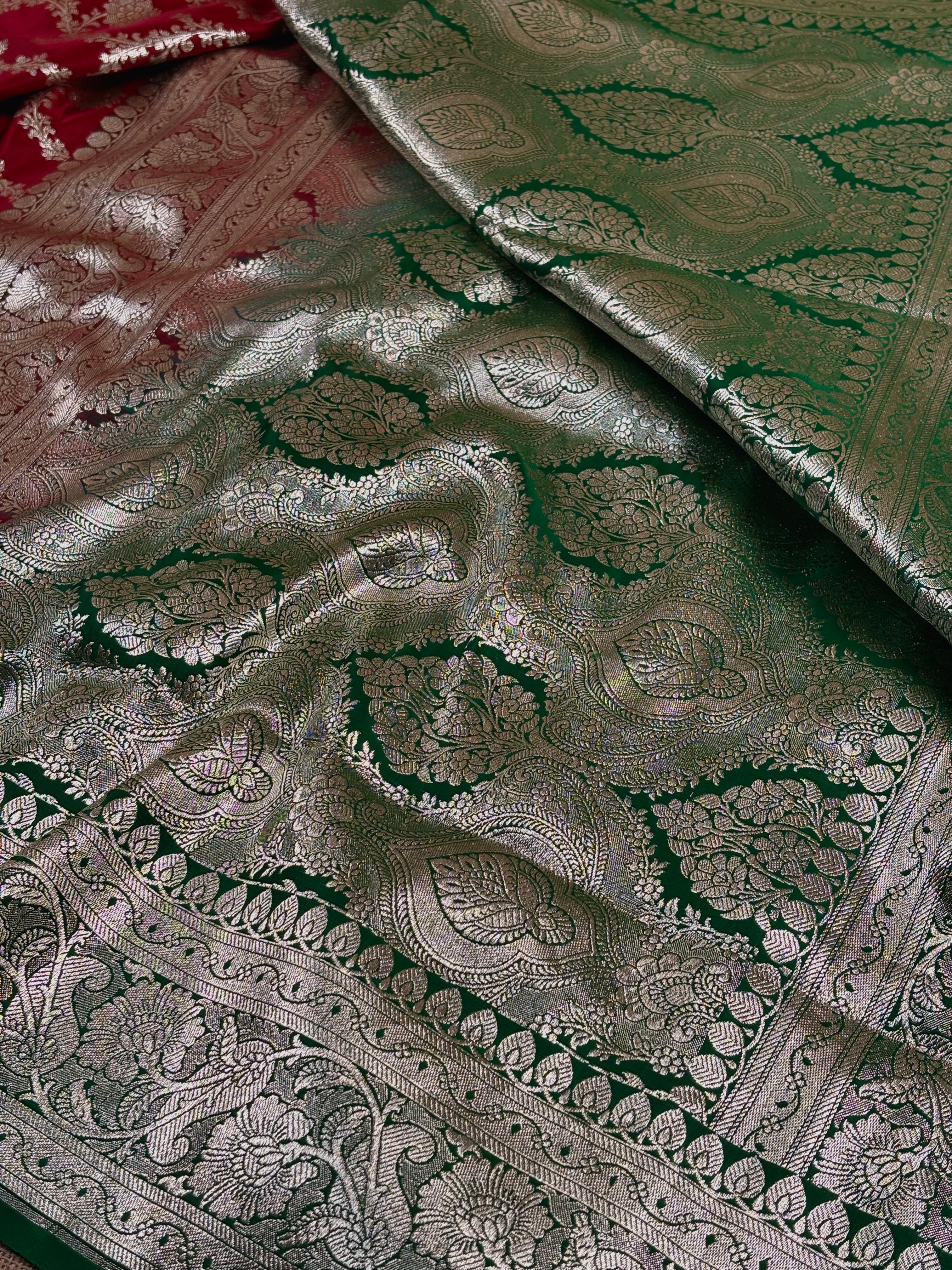 Mashru Satin Banarasi Saree