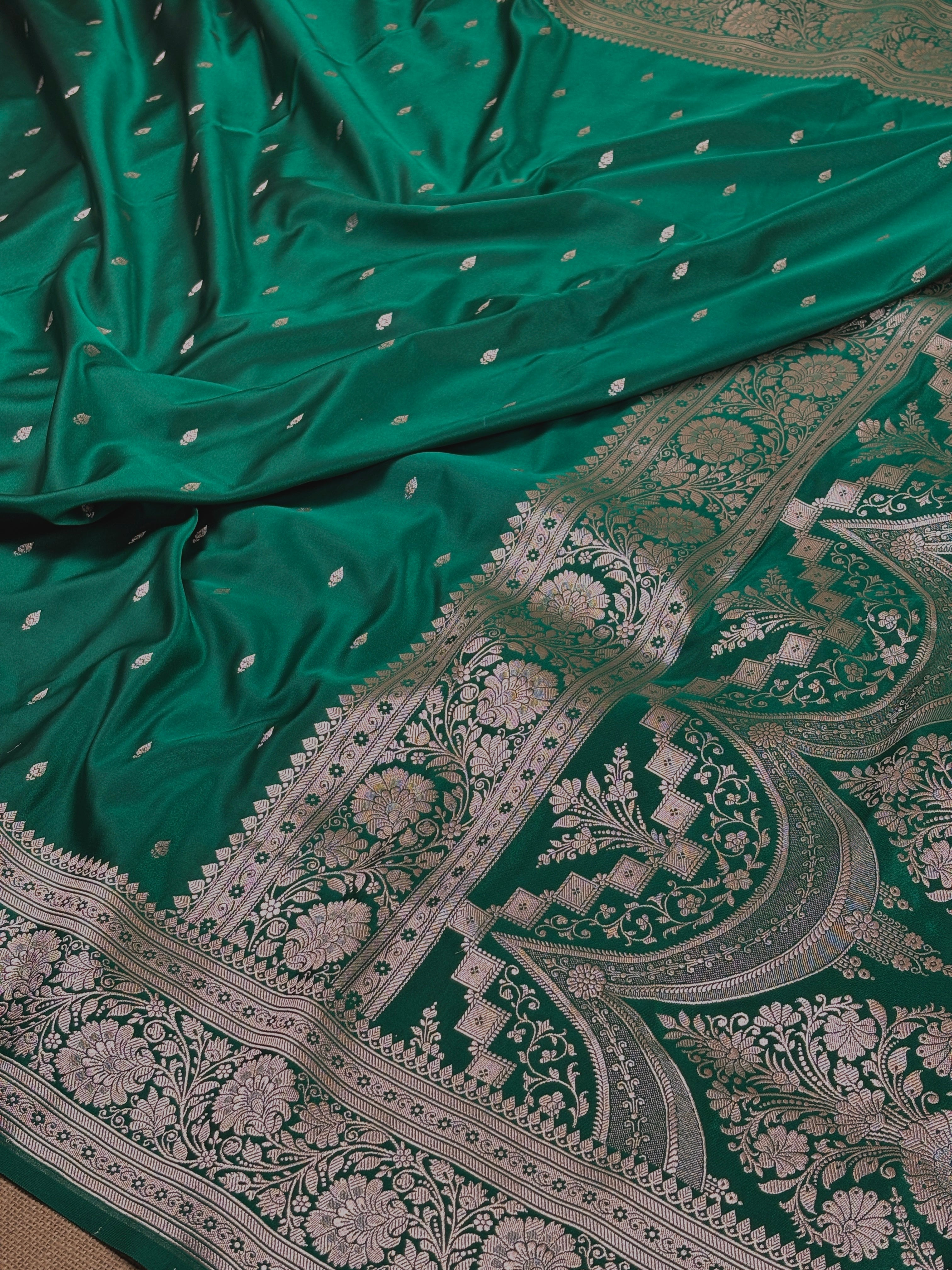 Mashru Katan Banarasi Saree
