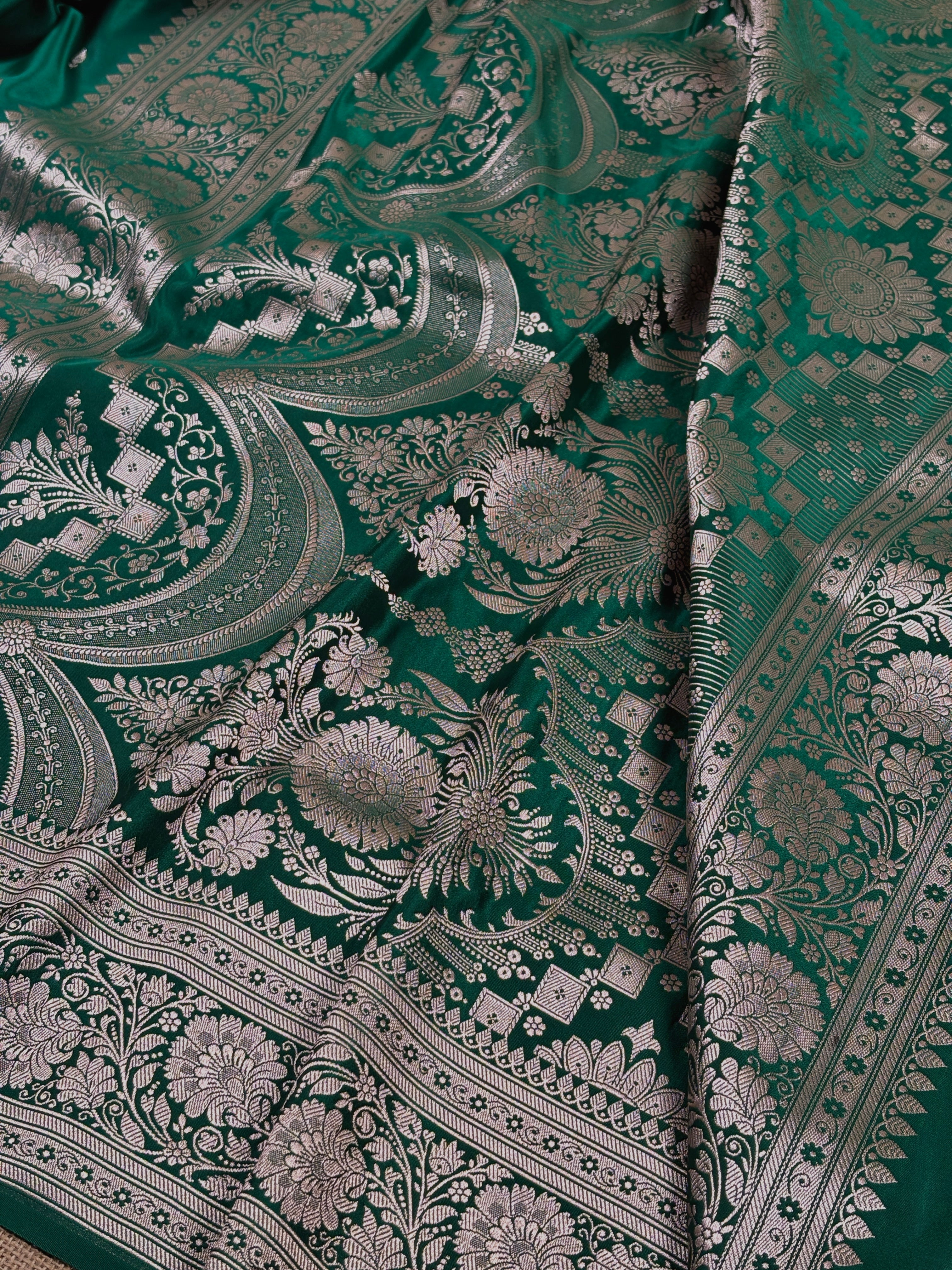 Mashru Katan Banarasi Saree