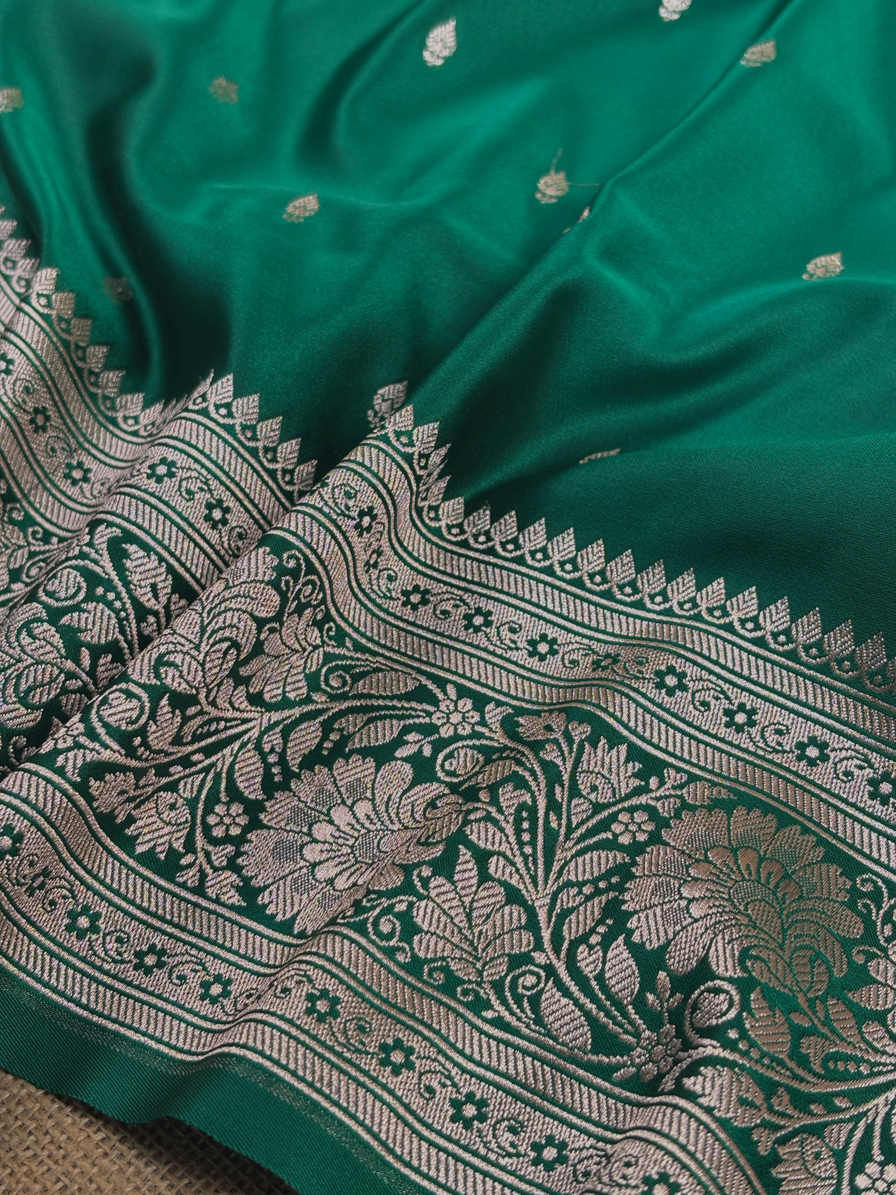 Mashru Katan Banarasi Saree