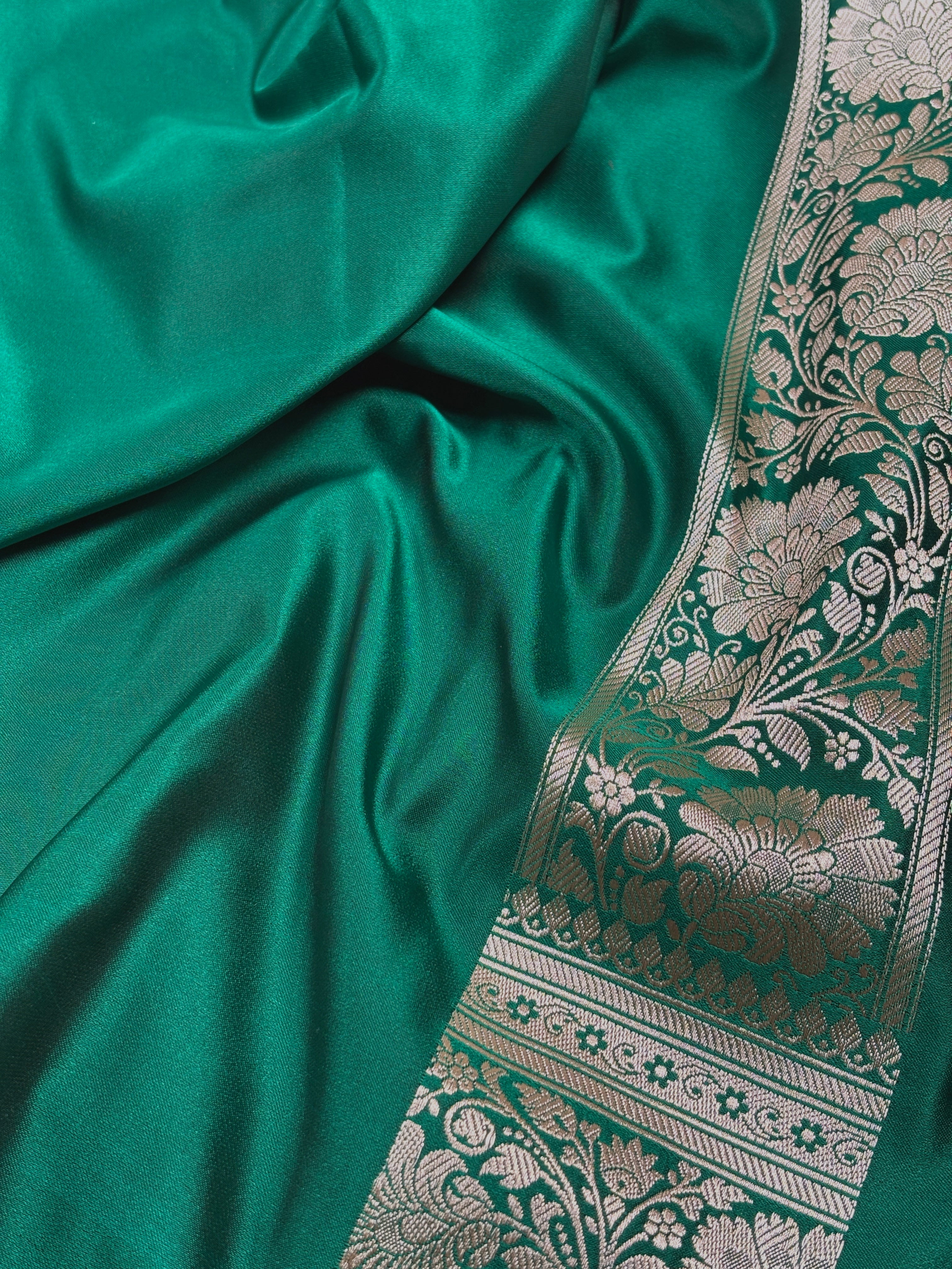 Mashru Katan Banarasi Saree