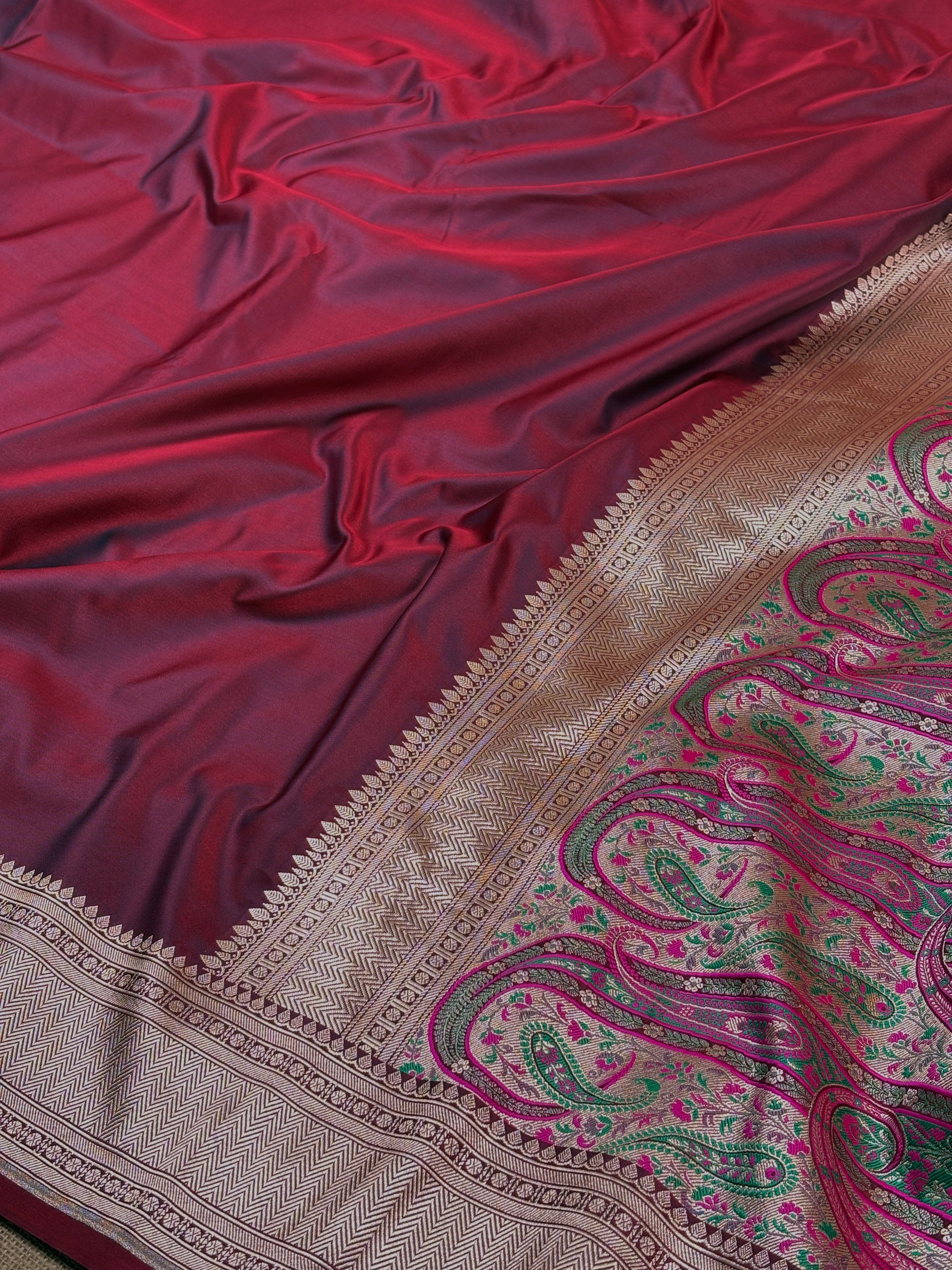 Premium Mashru Katan Banarasi Saree