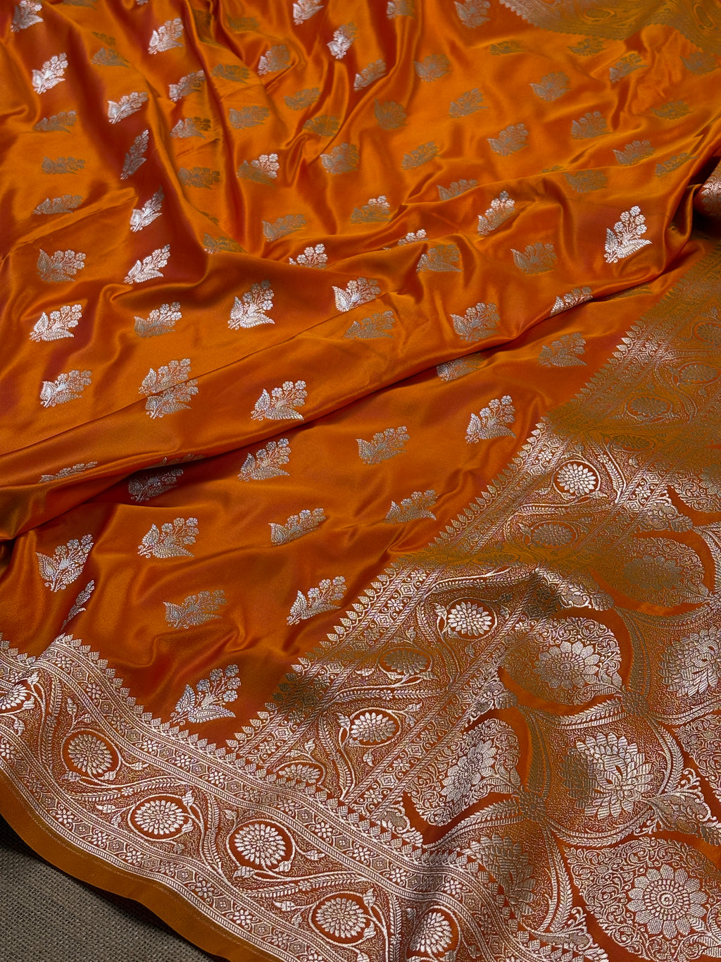Premium Mashru Katan Alfi Banarasi Saree
