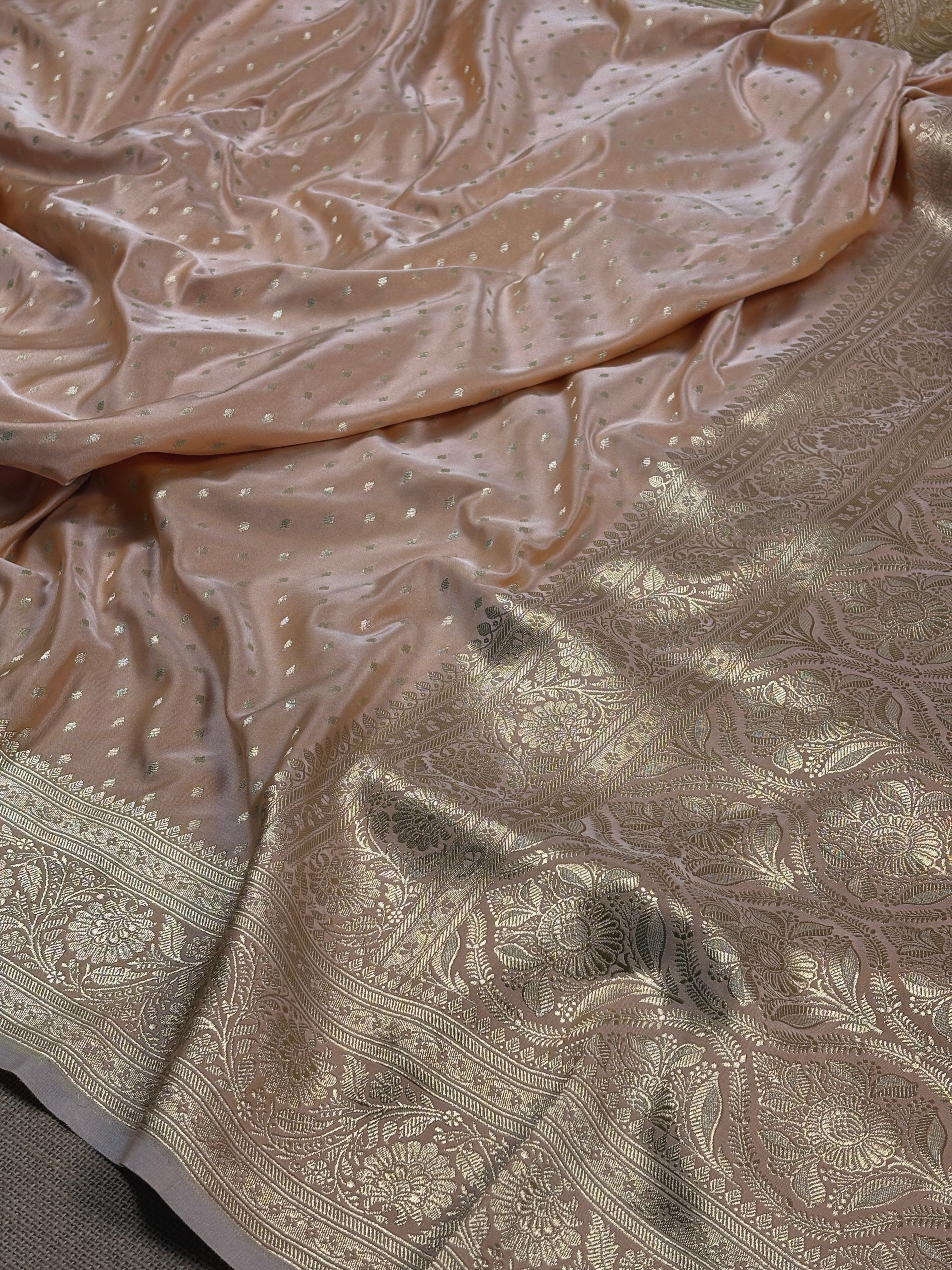 Mashru Katan Banarasi Saree