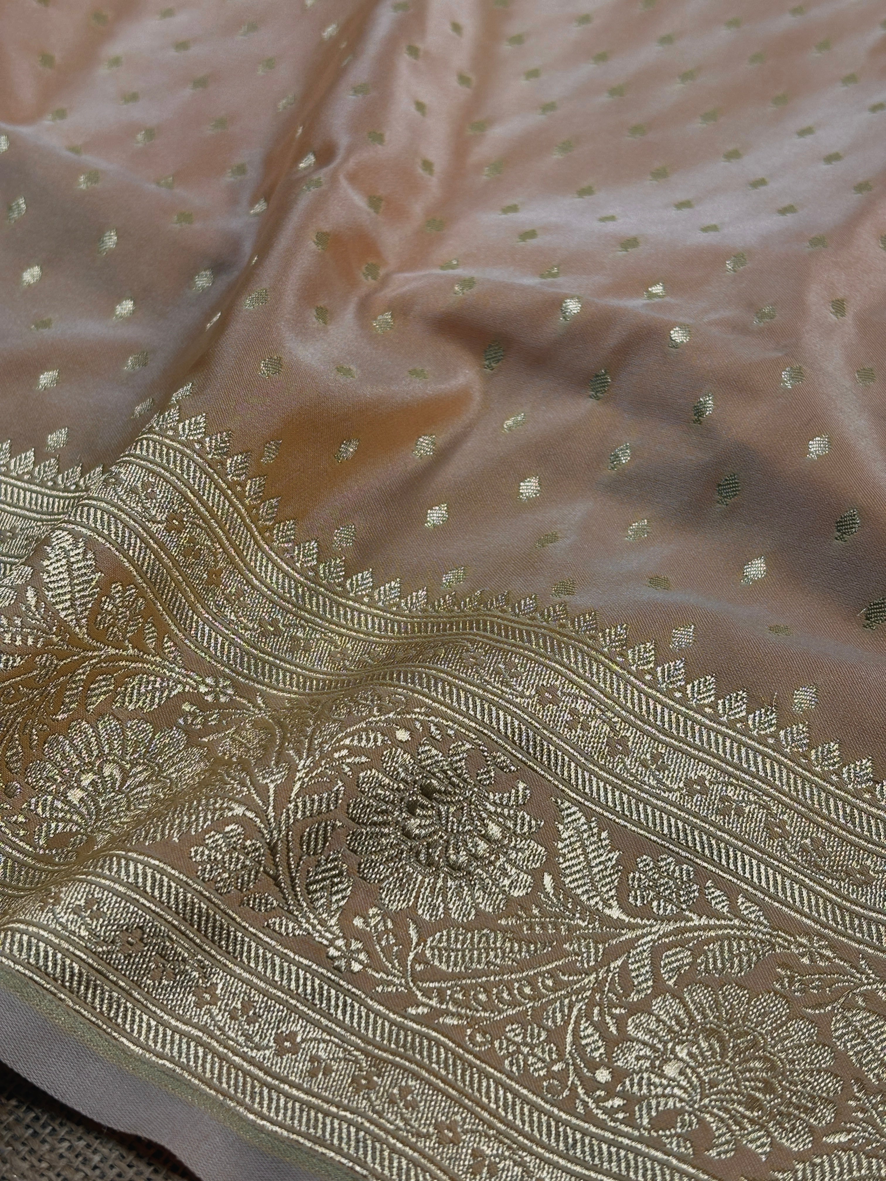 Mashru Katan Banarasi Saree