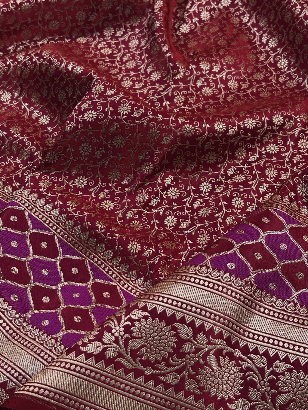 Premium Mashru Katan Border Rangkat Saree