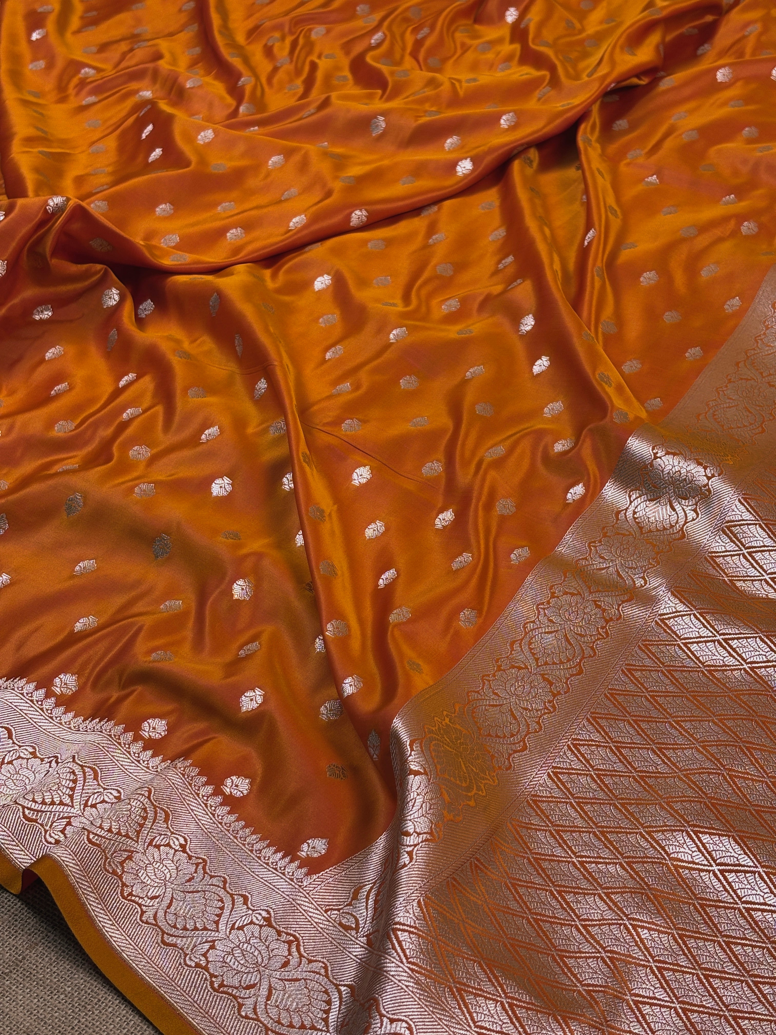 Mashru Katan Banarasi Saree
