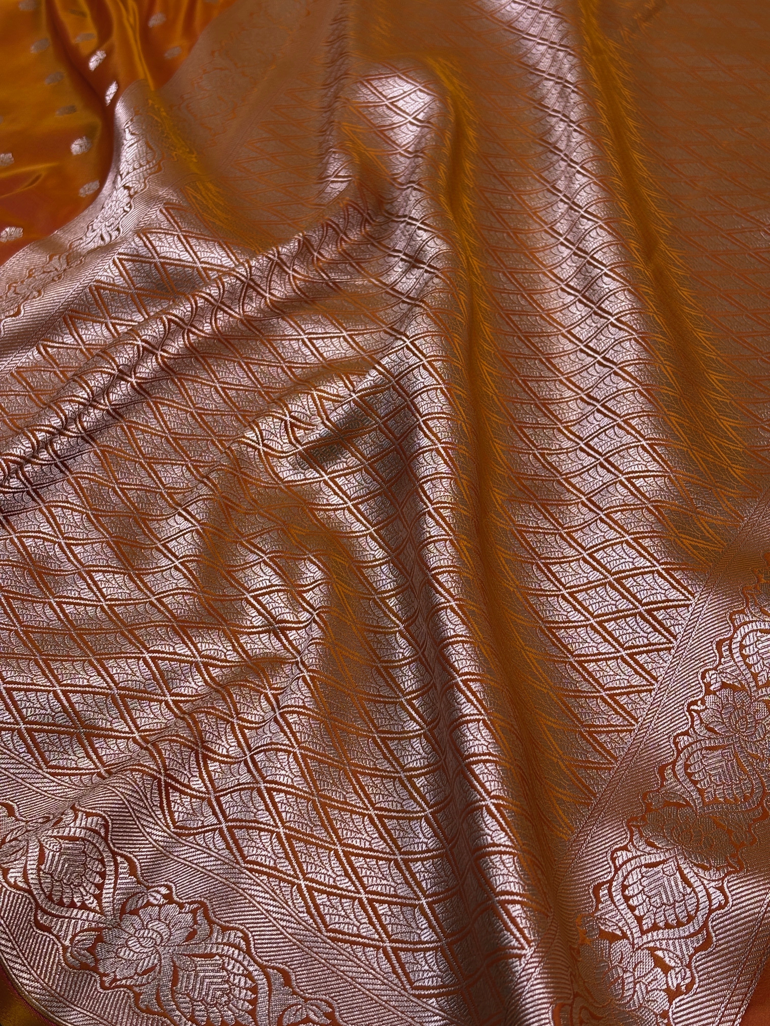 Mashru Katan Banarasi Saree