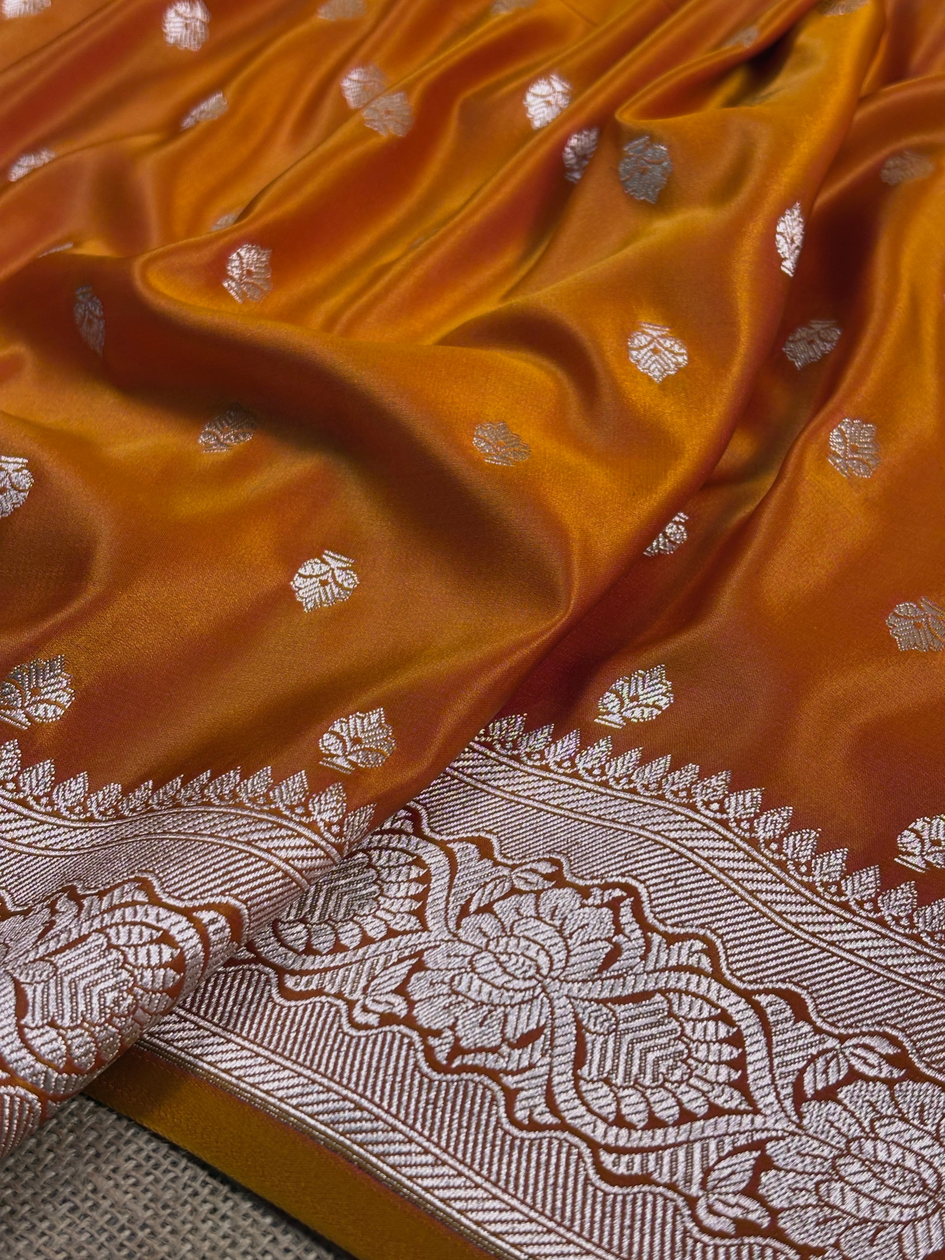 Mashru Katan Banarasi Saree