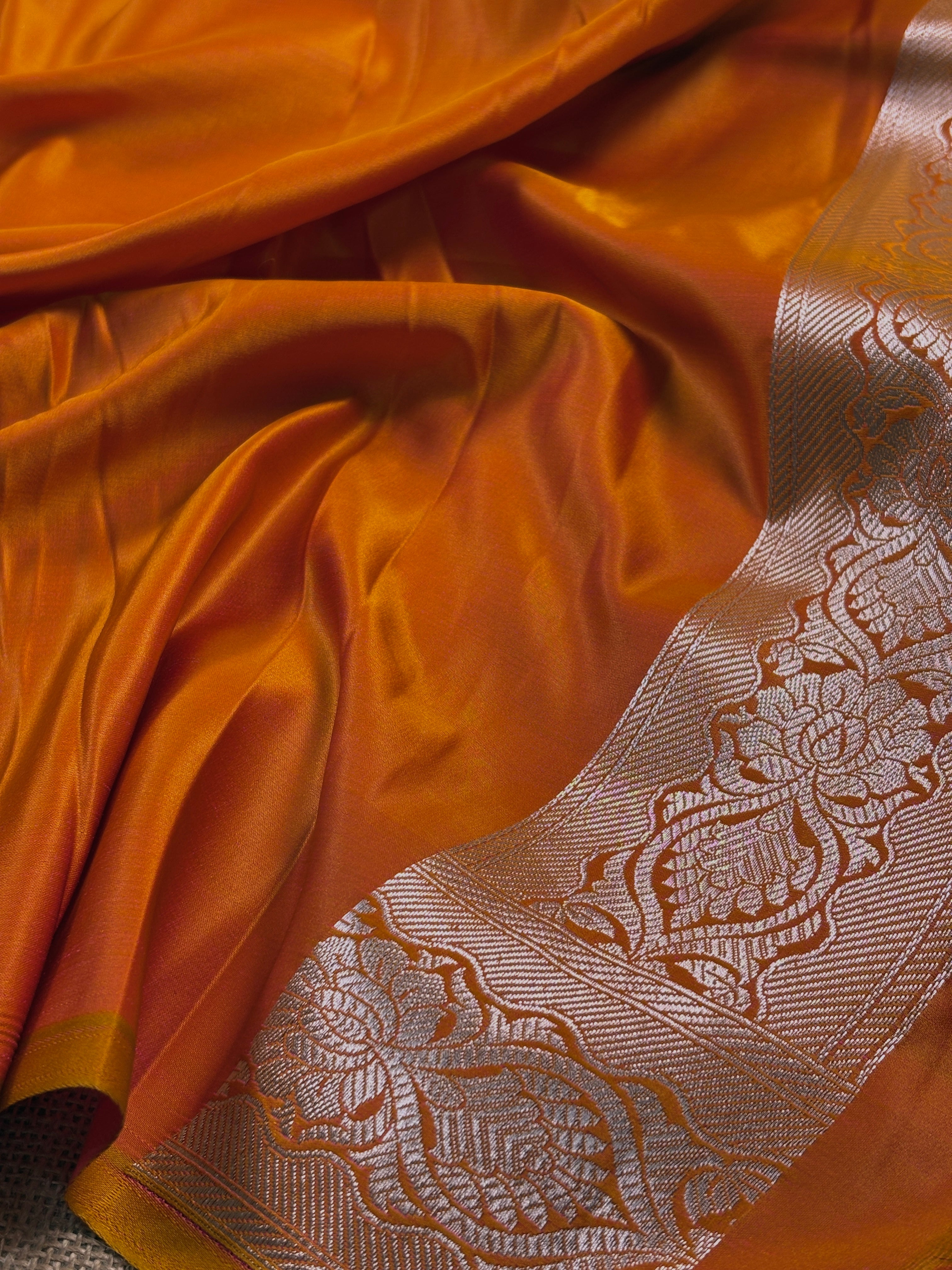 Mashru Katan Banarasi Saree