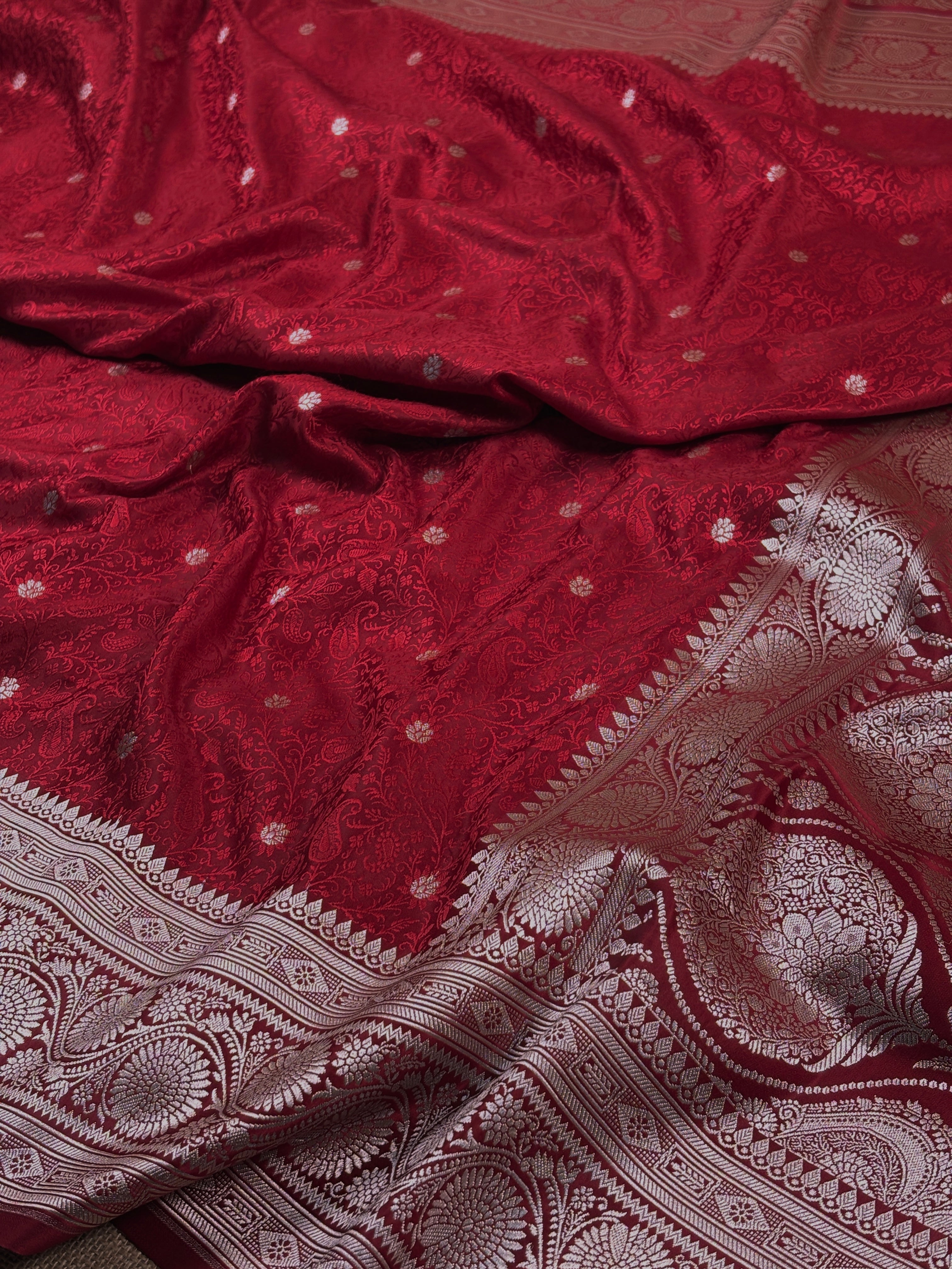 Mashru Katan Tanchui Banarasi Saree