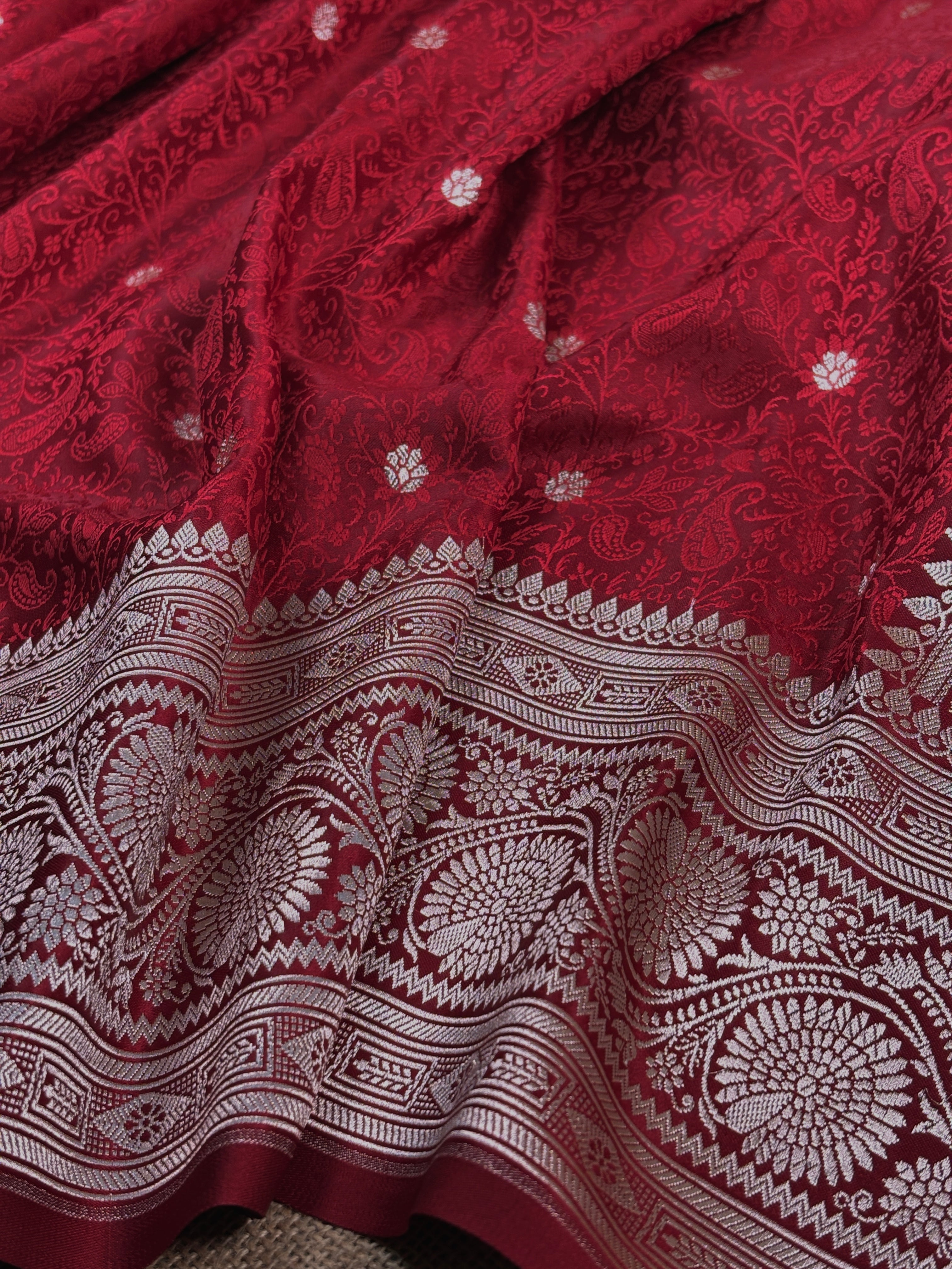 Mashru Katan Tanchui Banarasi Saree