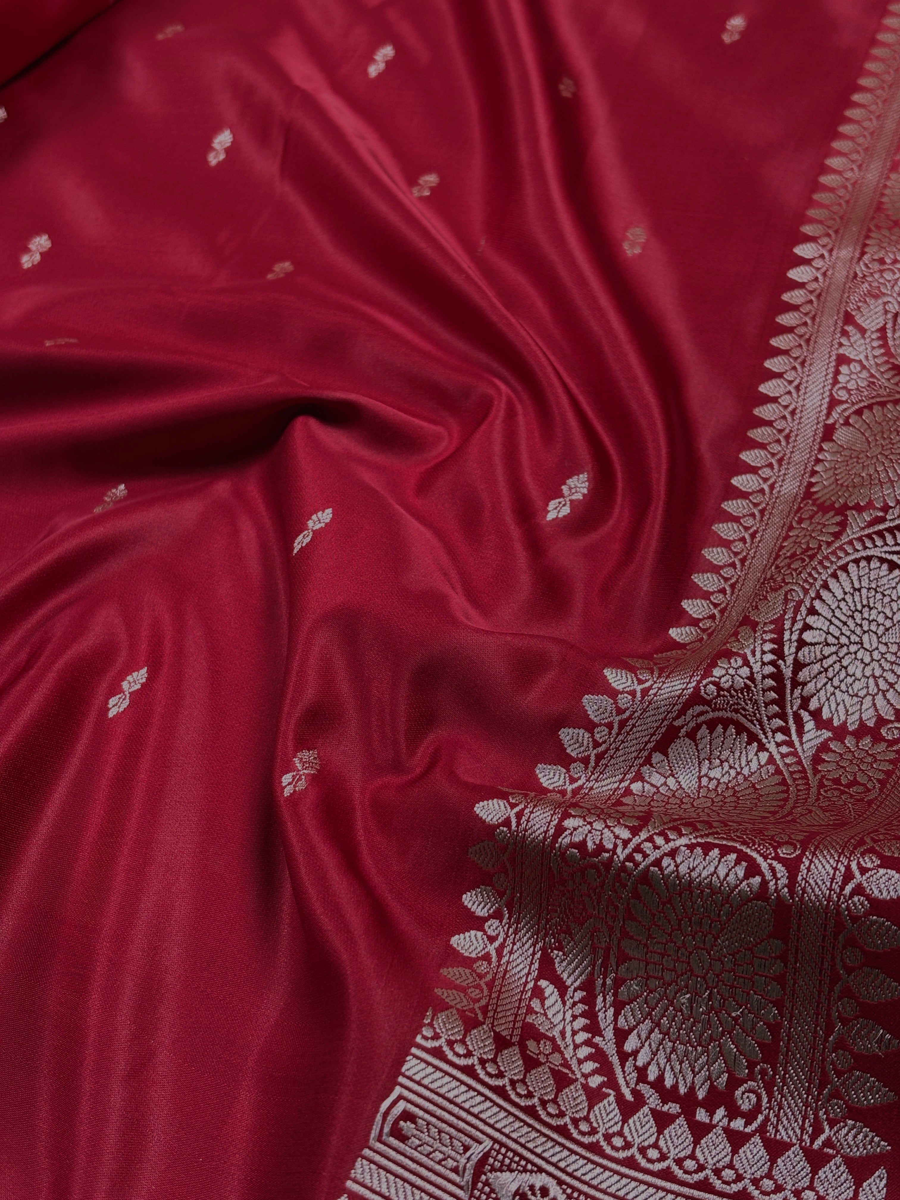Mashru Katan Tanchui Banarasi Saree