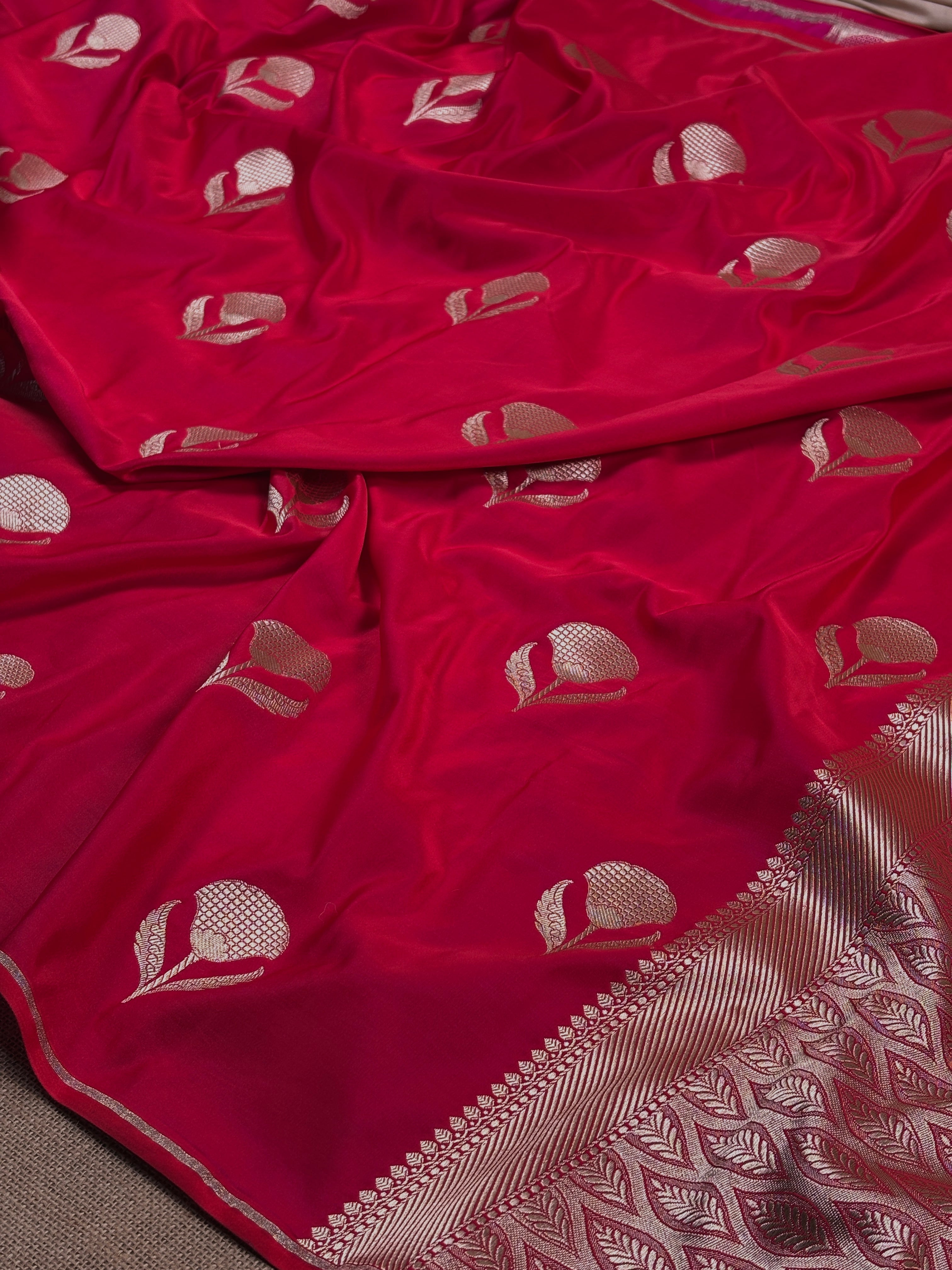 Premium Mashru Katan Banarasi Saree