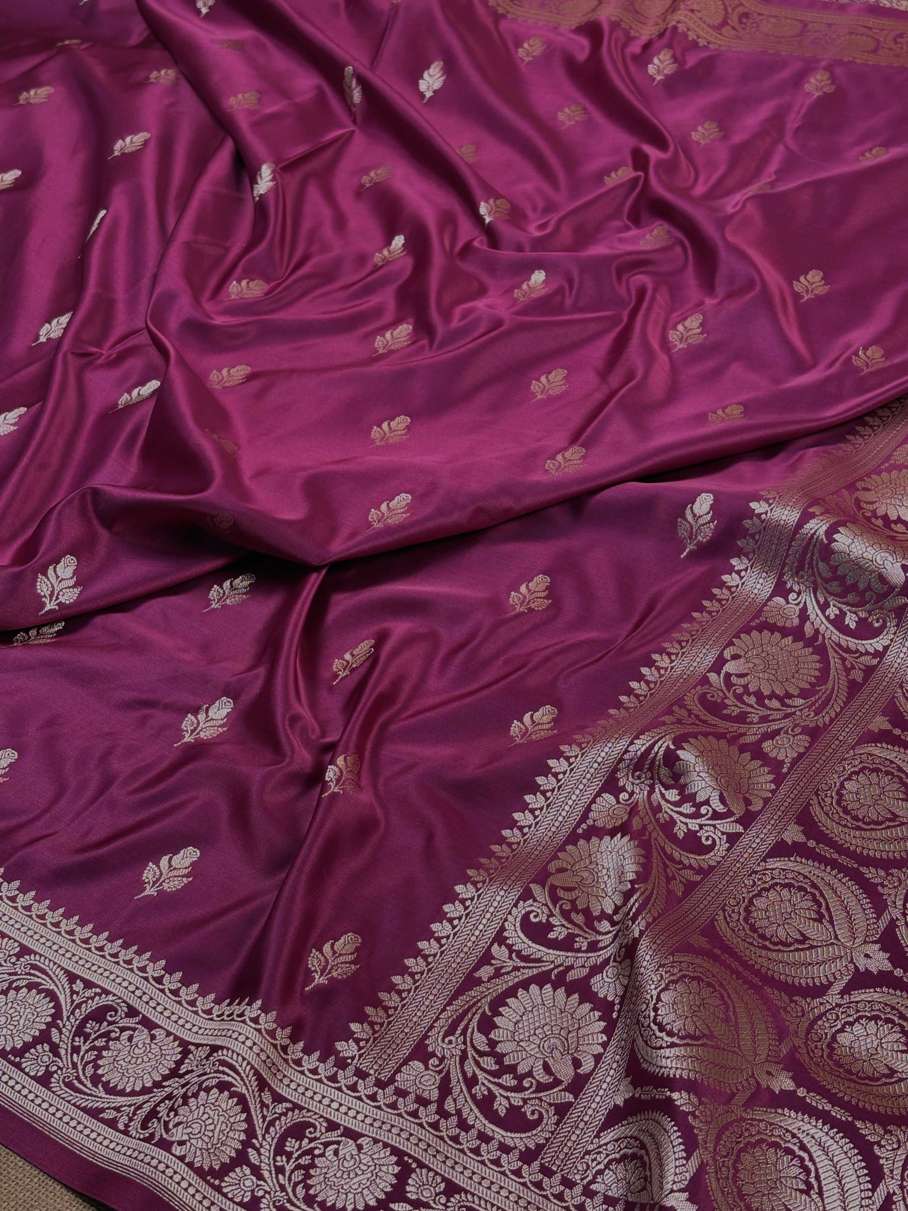 Premium Mashru Katan Banarasi Saree