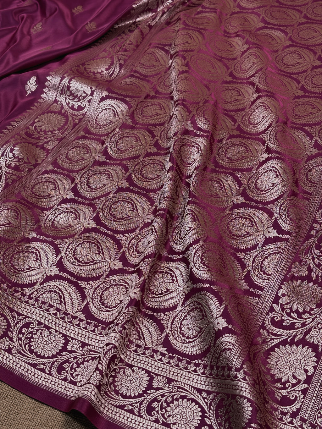 Premium Mashru Katan Banarasi Saree