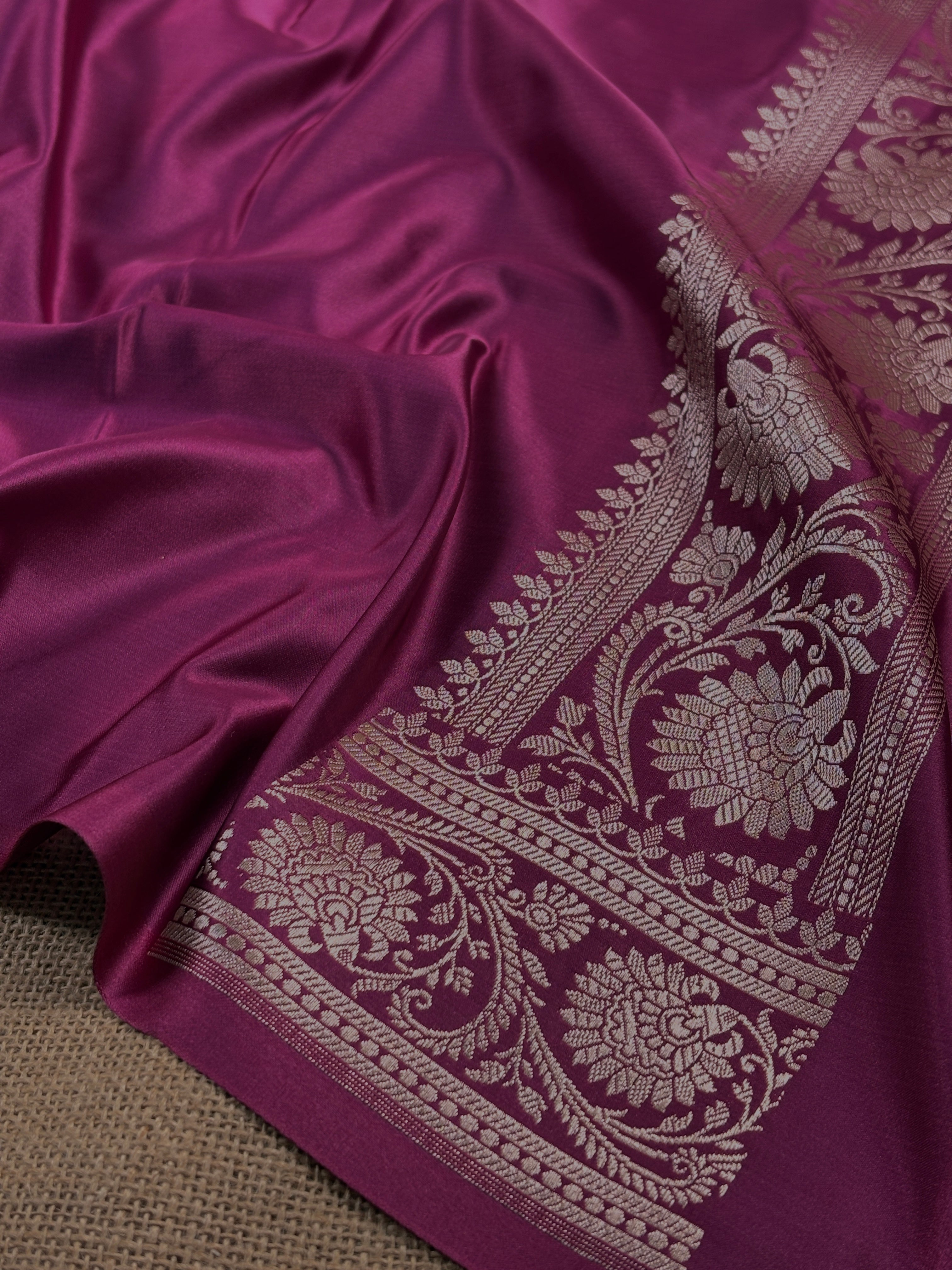 Premium Mashru Katan Banarasi Saree