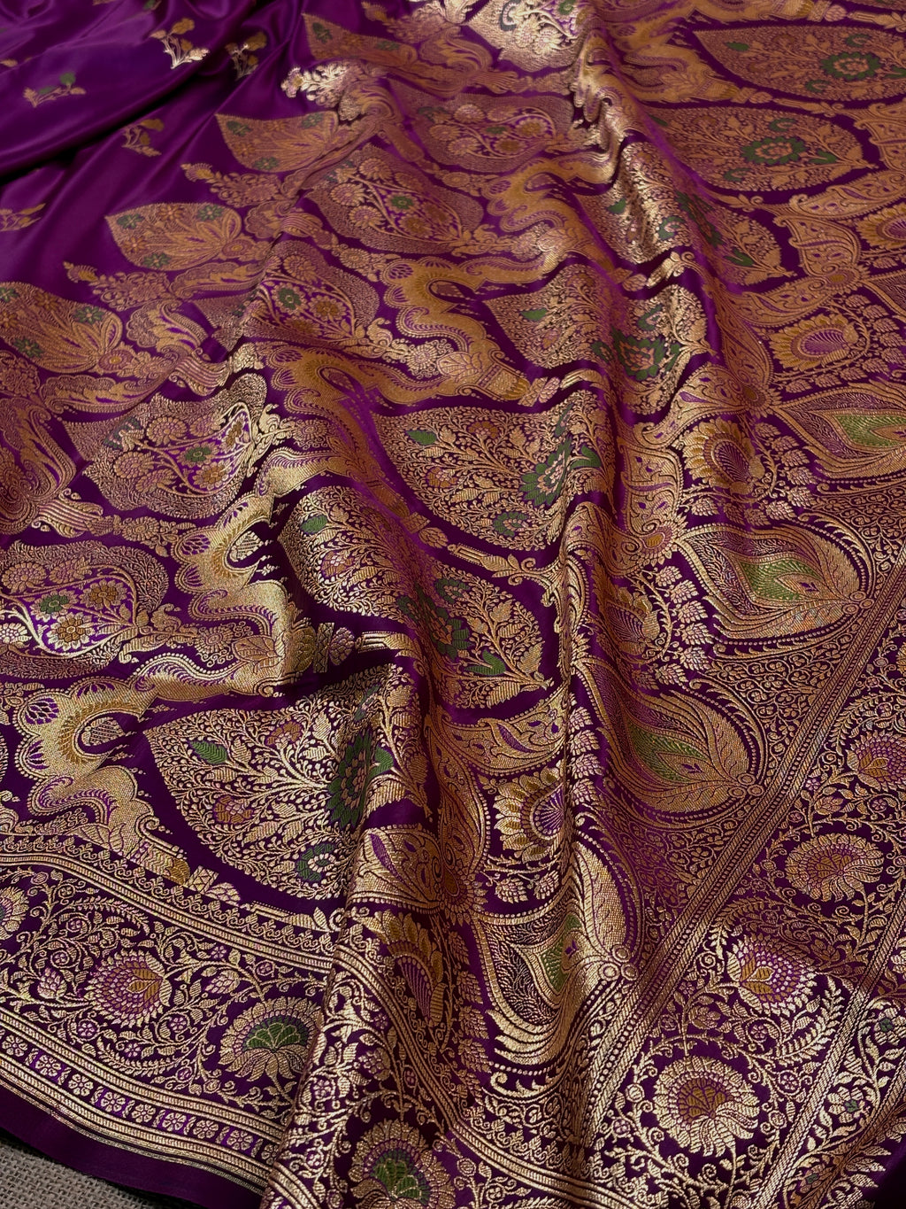 Premium Mashru Katan Banarasi Saree