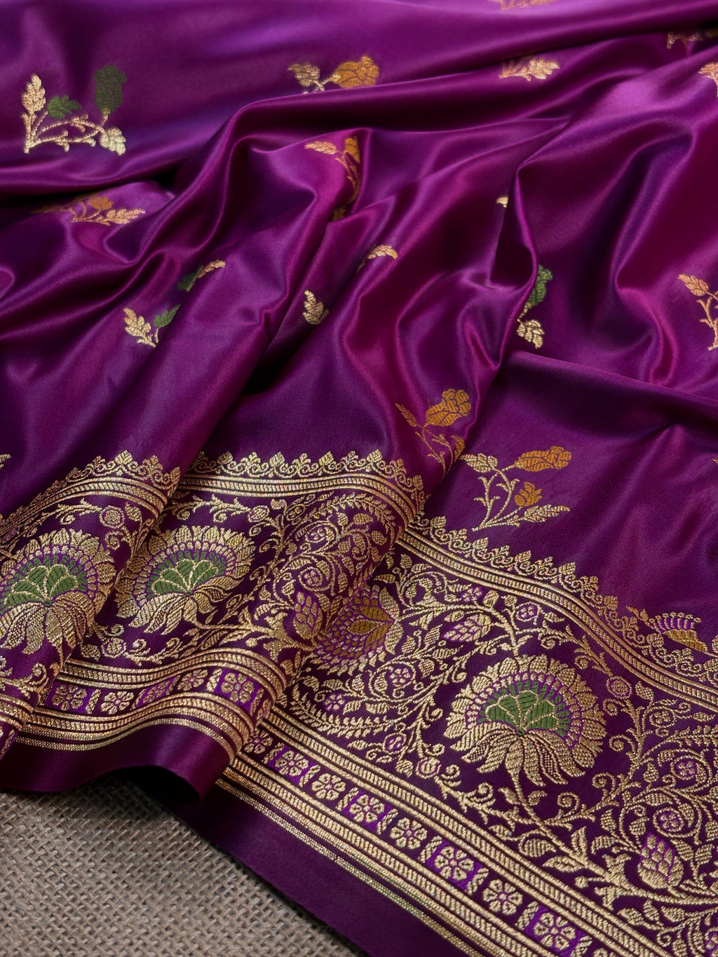 Premium Mashru Katan Banarasi Saree