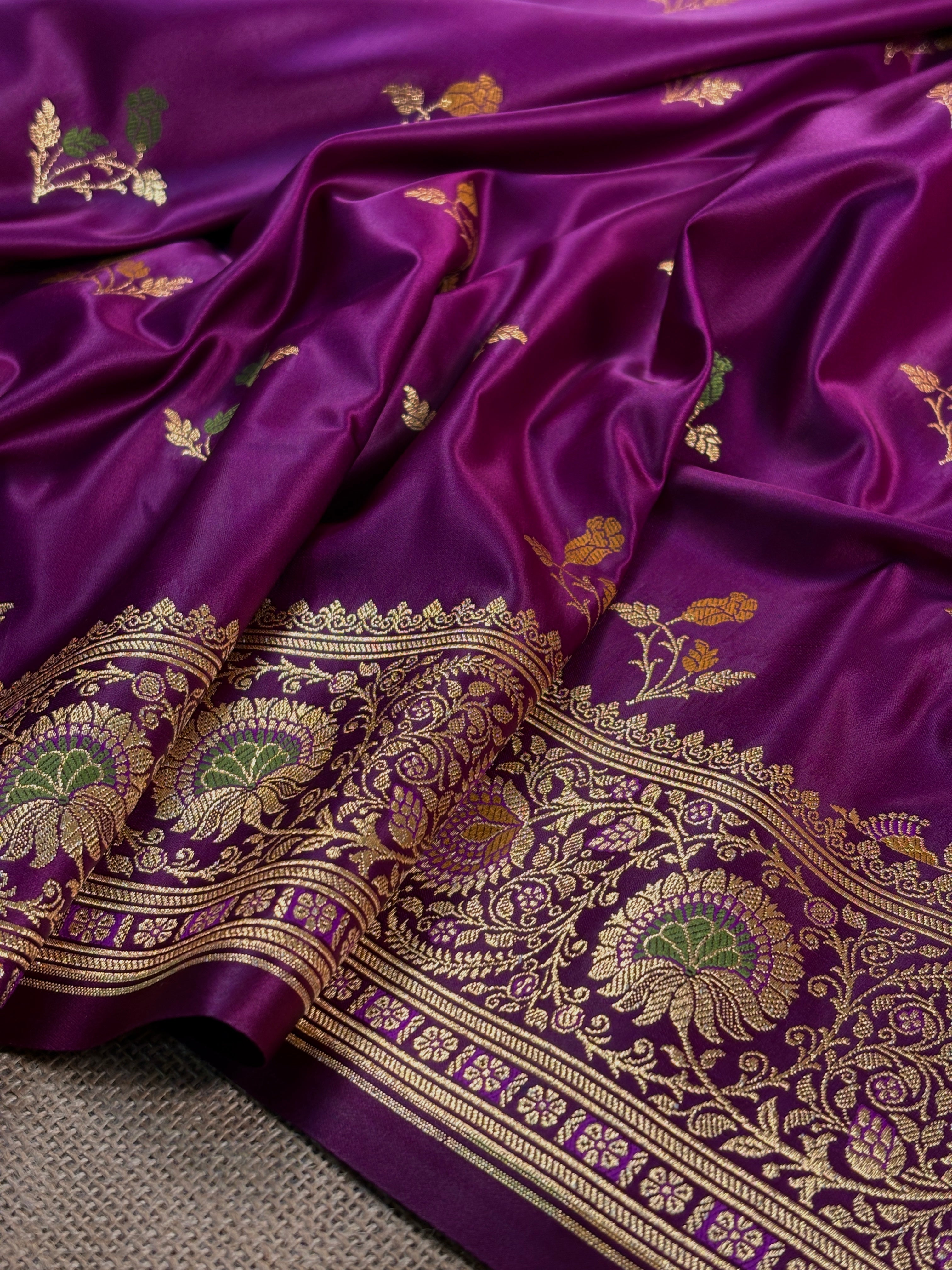Premium Mashru Katan Banarasi Saree