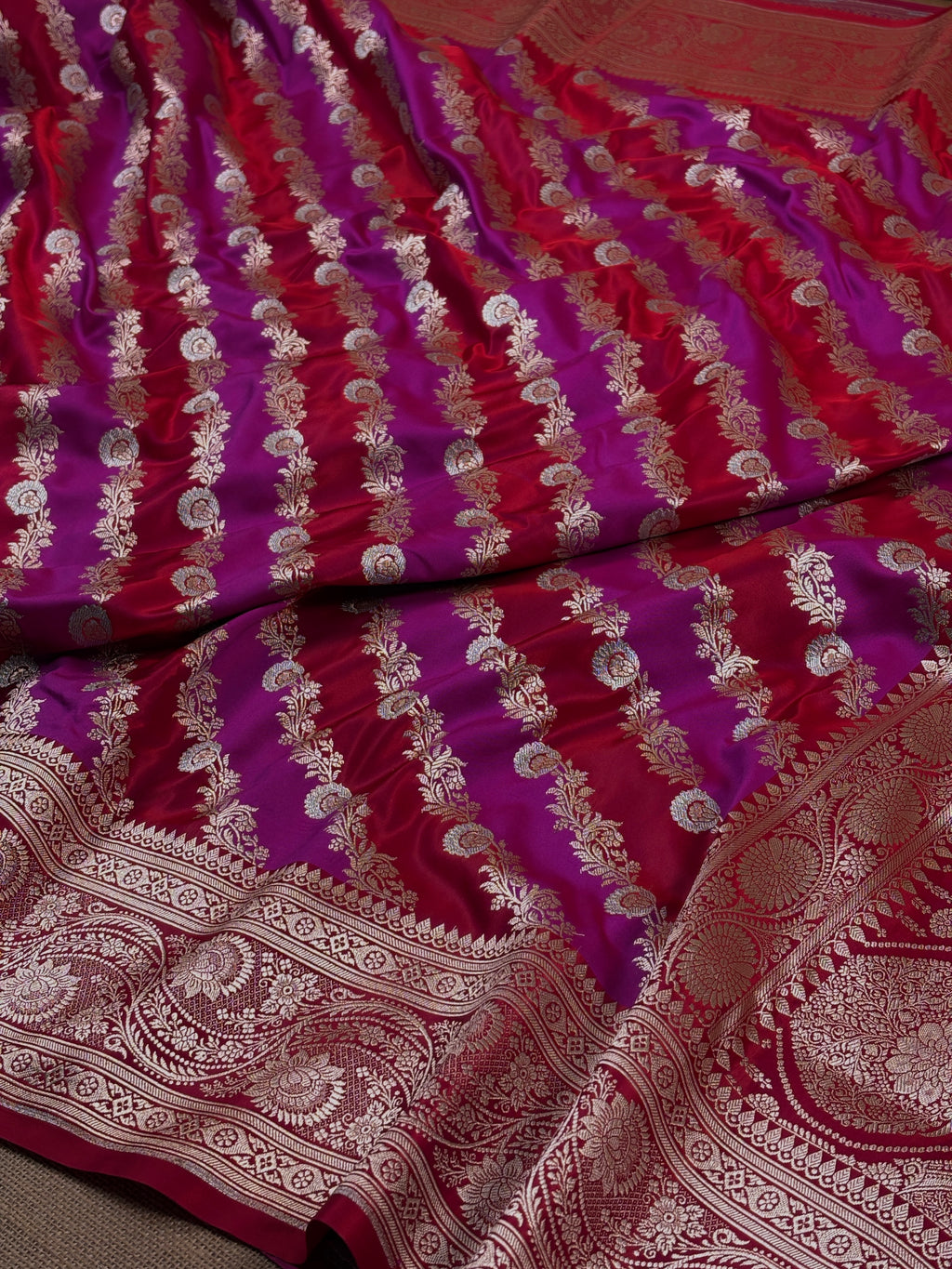 Premium Mashru Katan Banarasi Saree