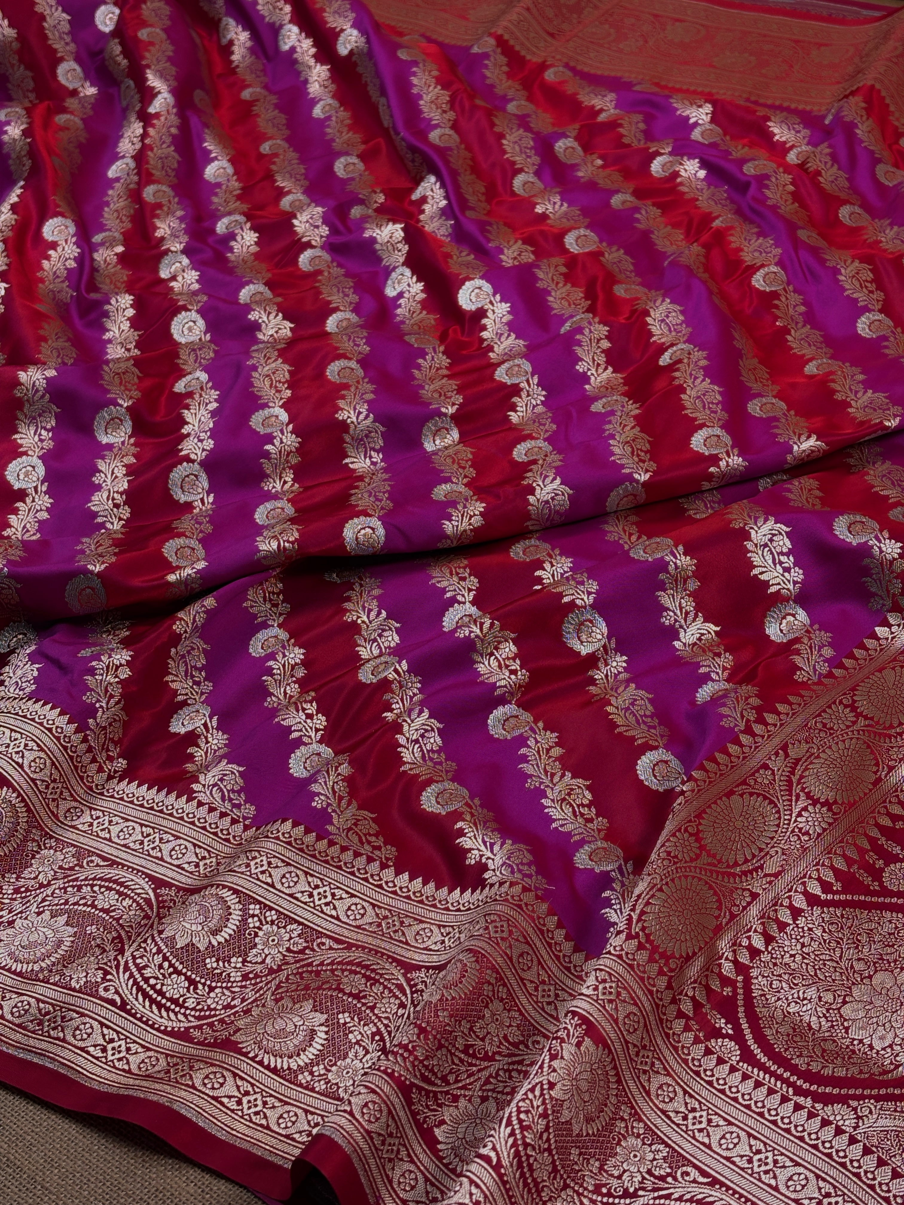 Premium Mashru Katan Banarasi Saree