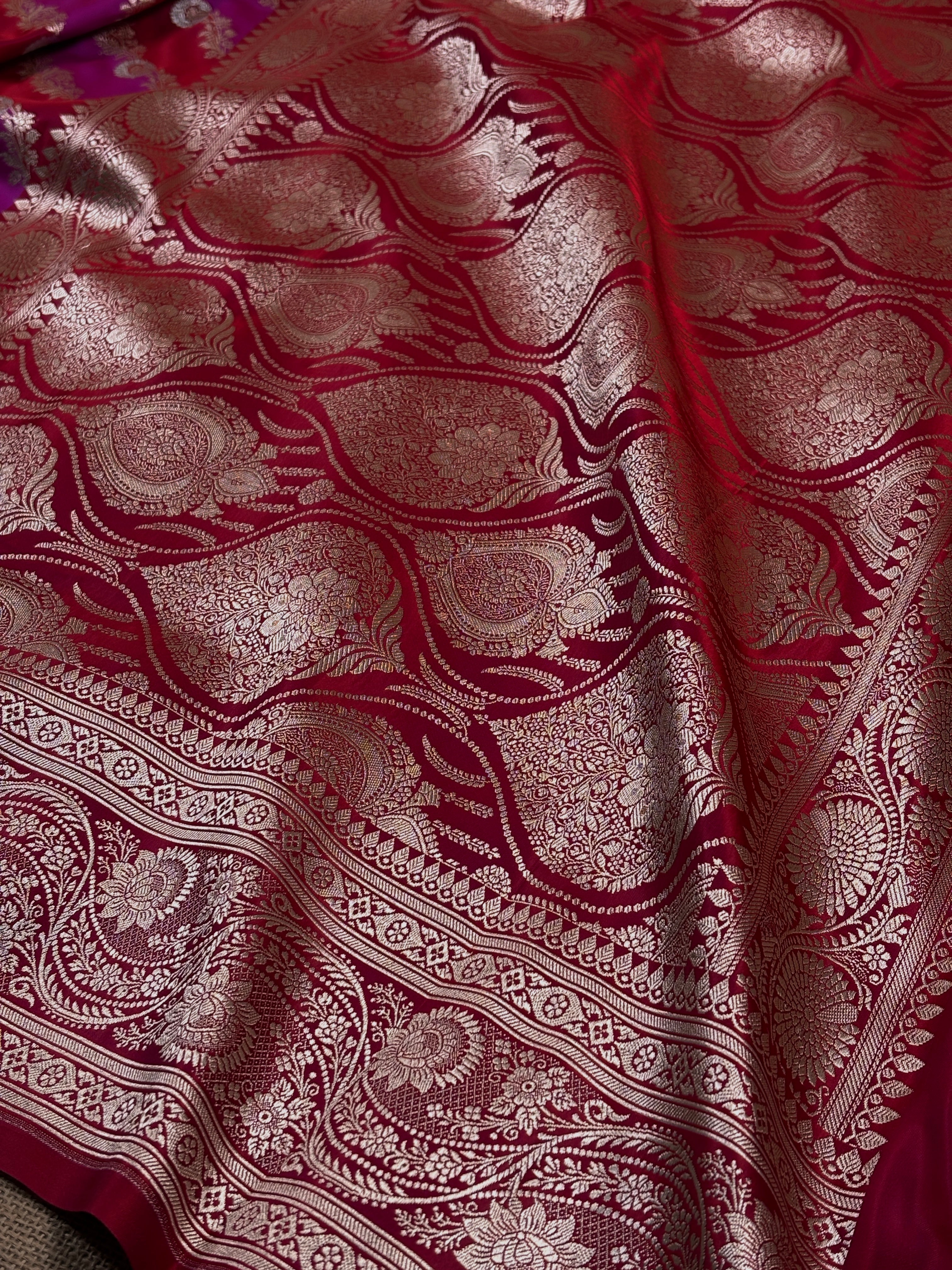 Premium Mashru Katan Banarasi Saree
