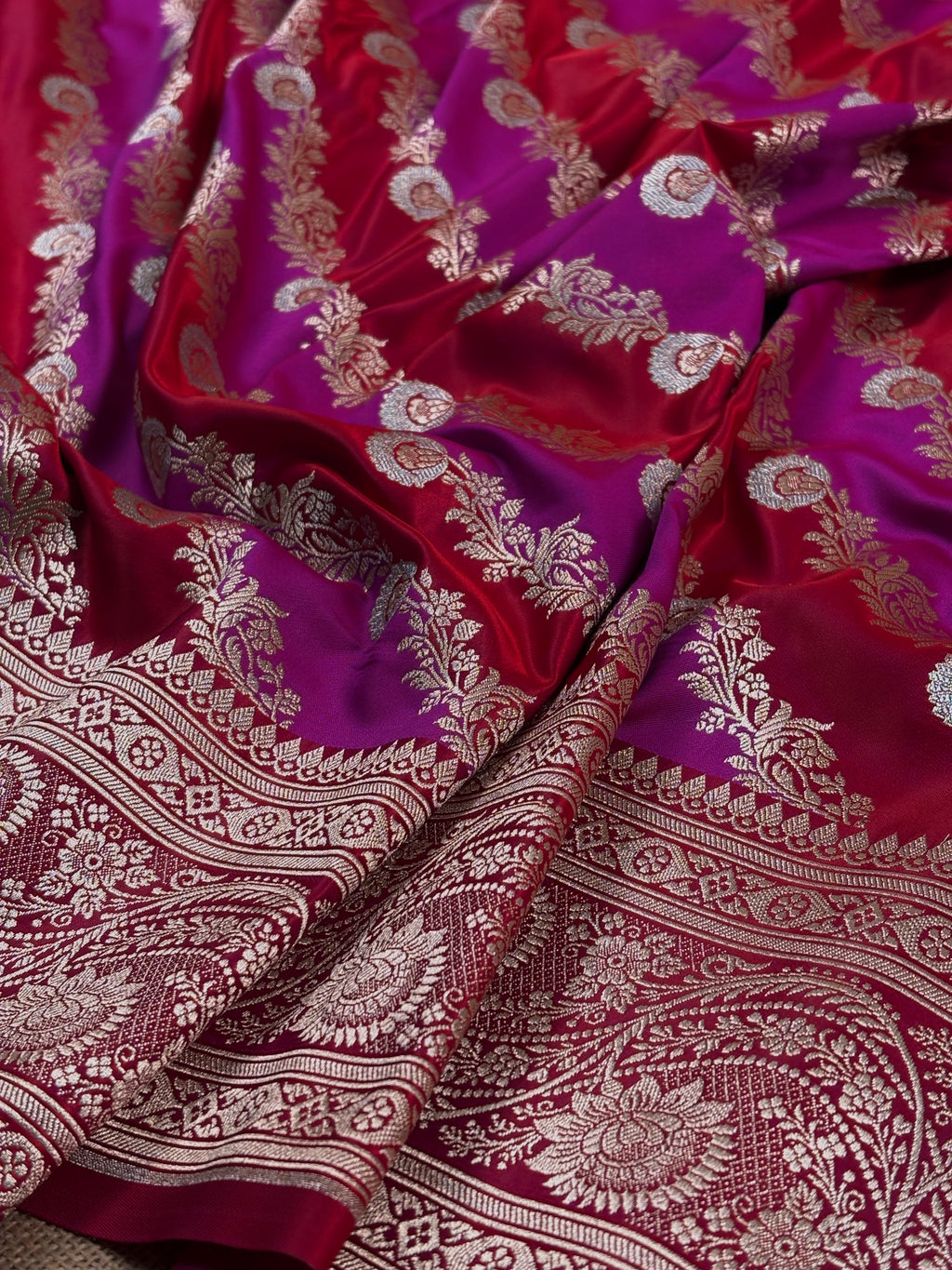 Premium Mashru Katan Banarasi Saree