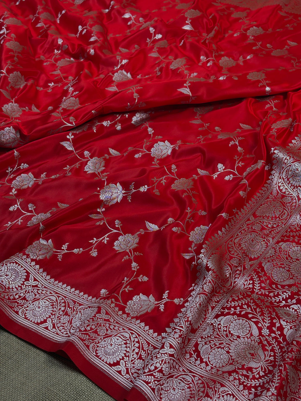 Mashru Katan Banarasi Saree