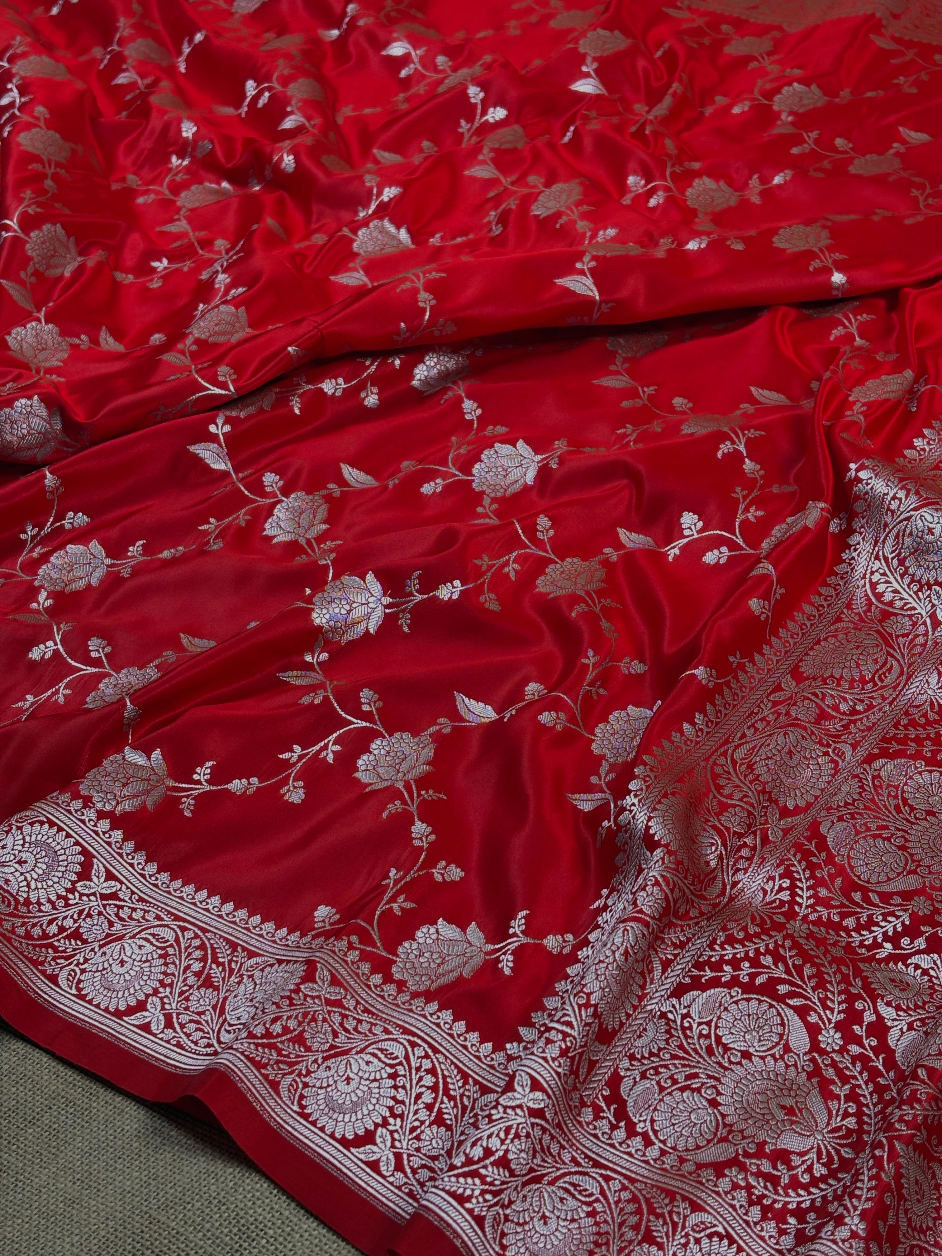 Mashru Katan Banarasi Saree