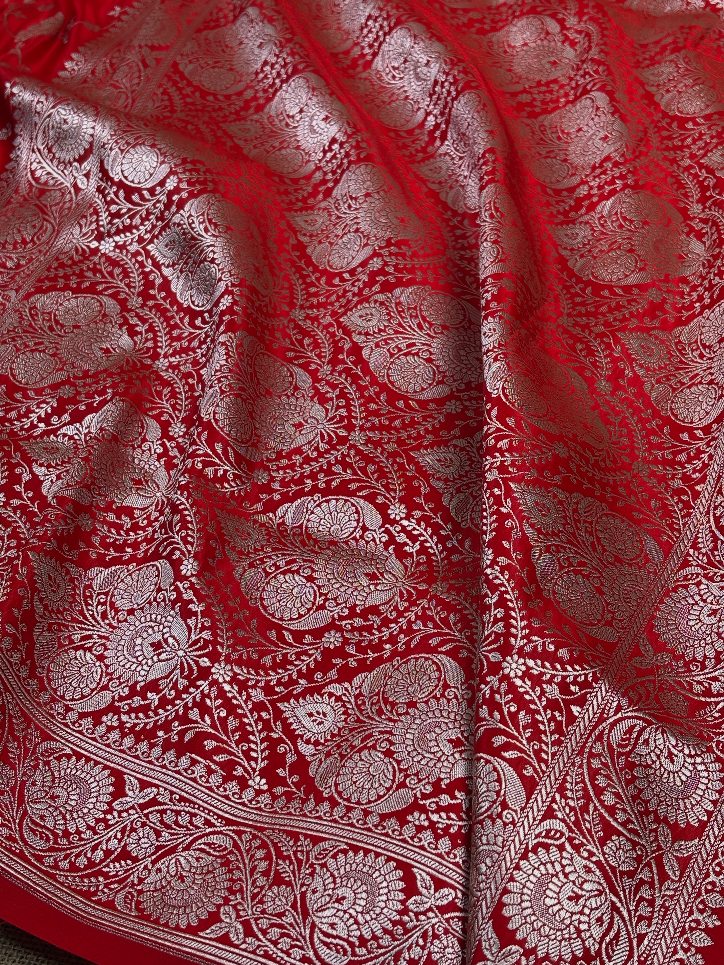 Mashru Katan Banarasi Saree
