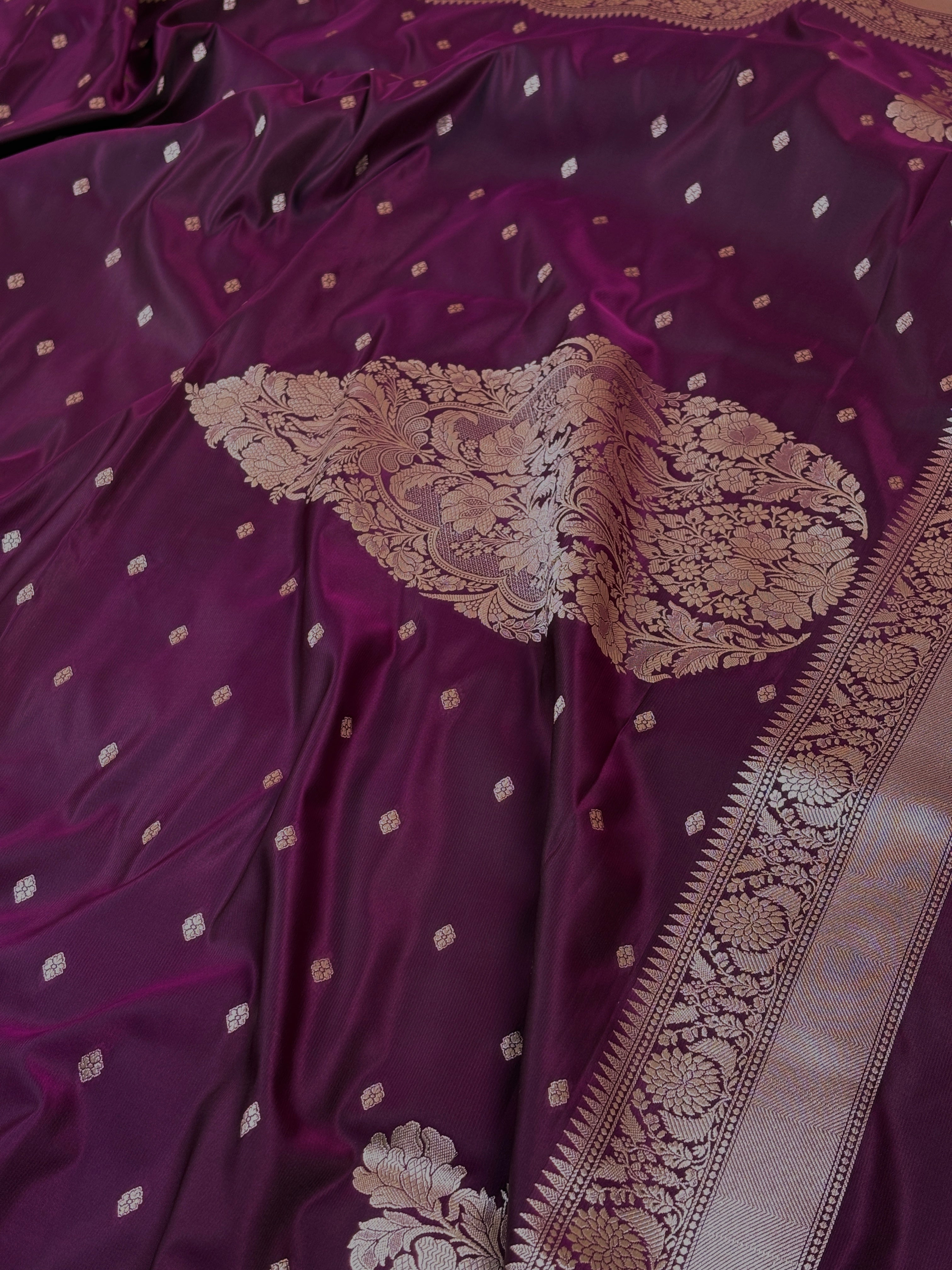 Premium Mashru Katan Banarasi Saree