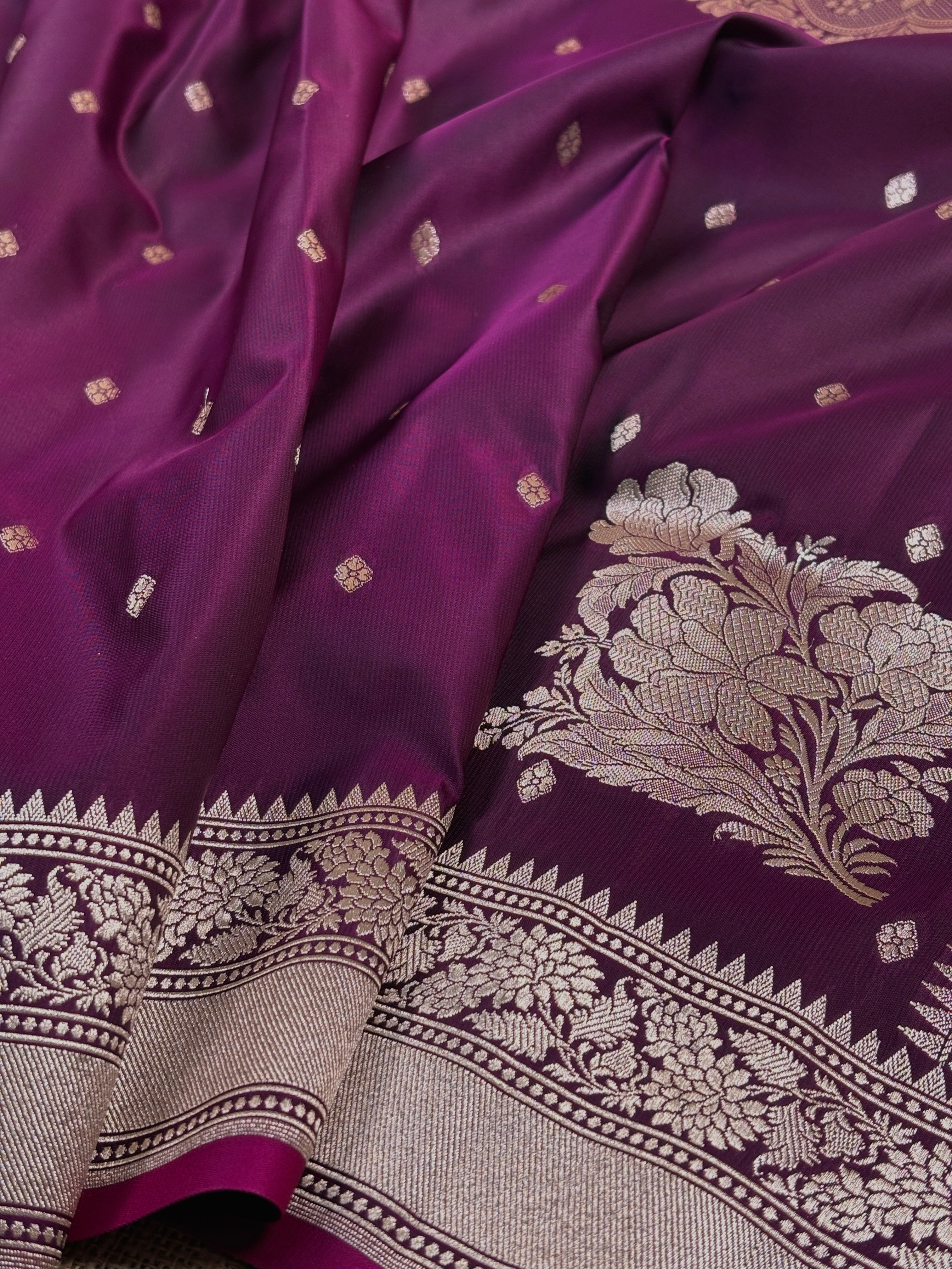 Premium Mashru Katan Banarasi Saree