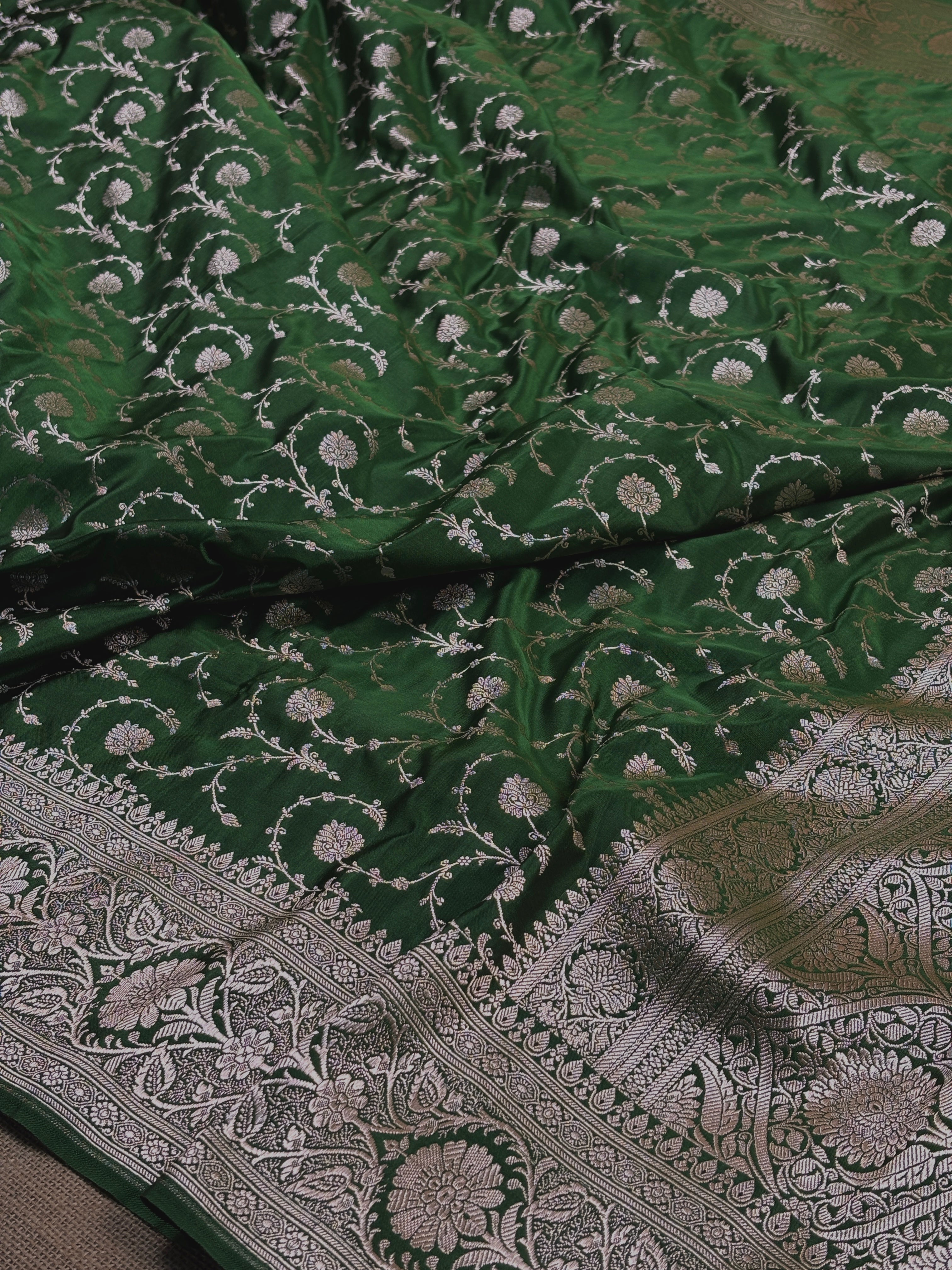 Mashru Katan Banarasi Saree