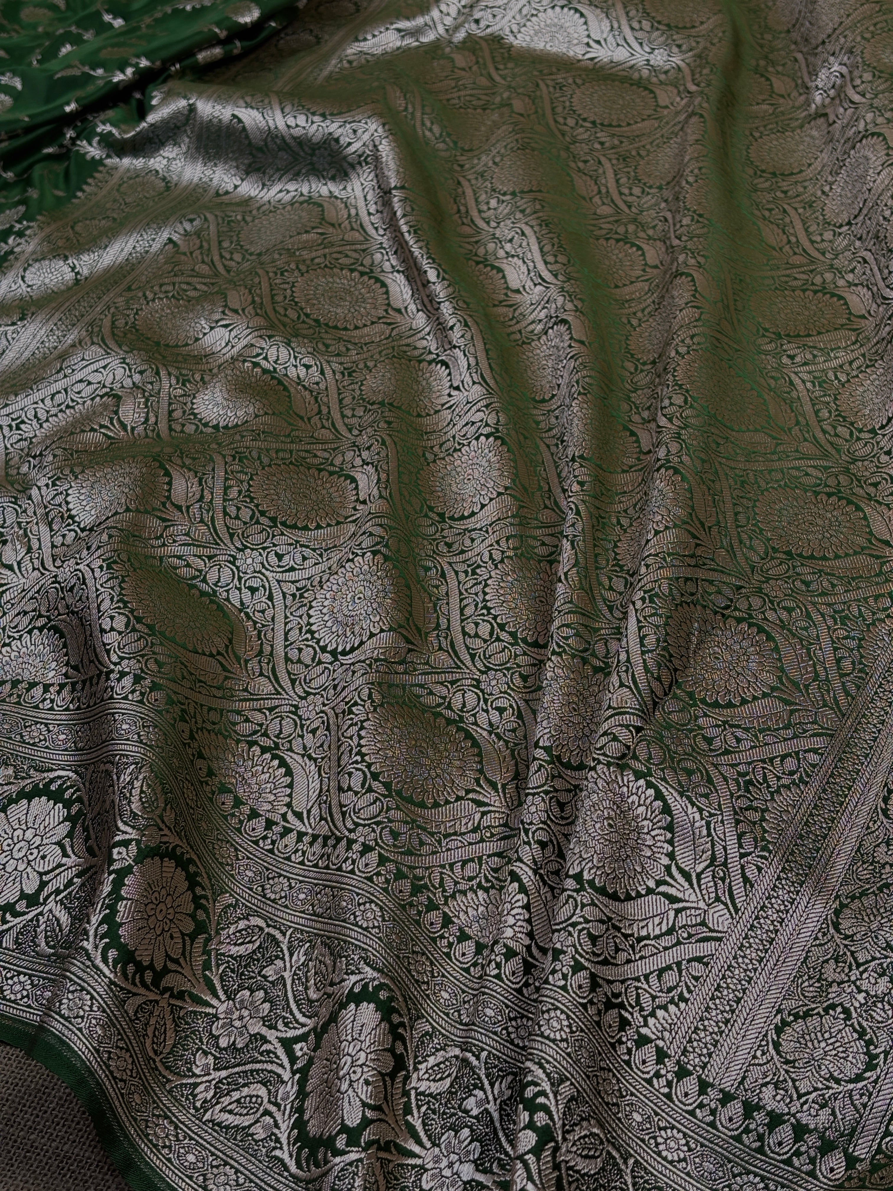 Mashru Katan Banarasi Saree