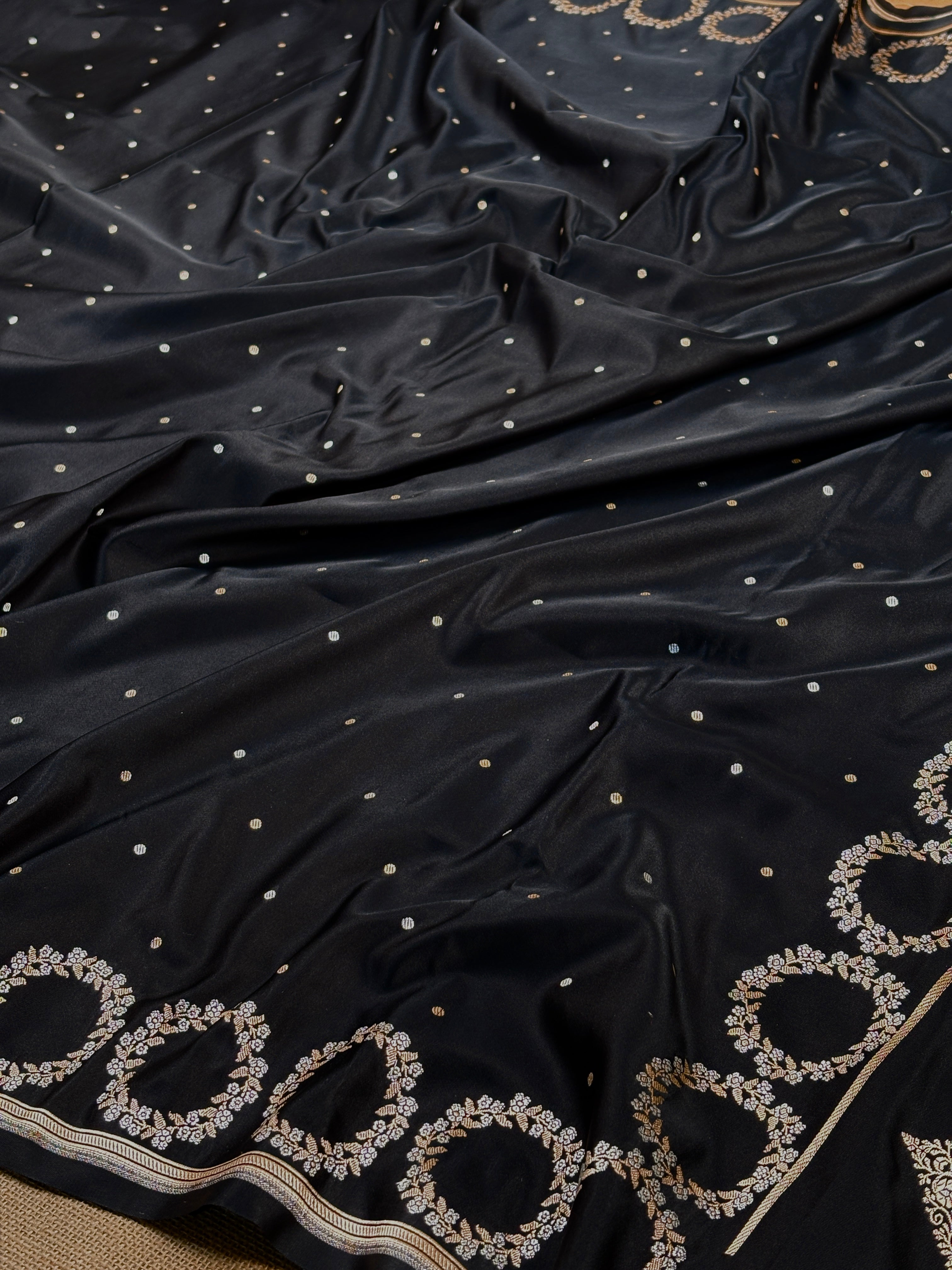 Premium mashru katan alfi banarasi saree