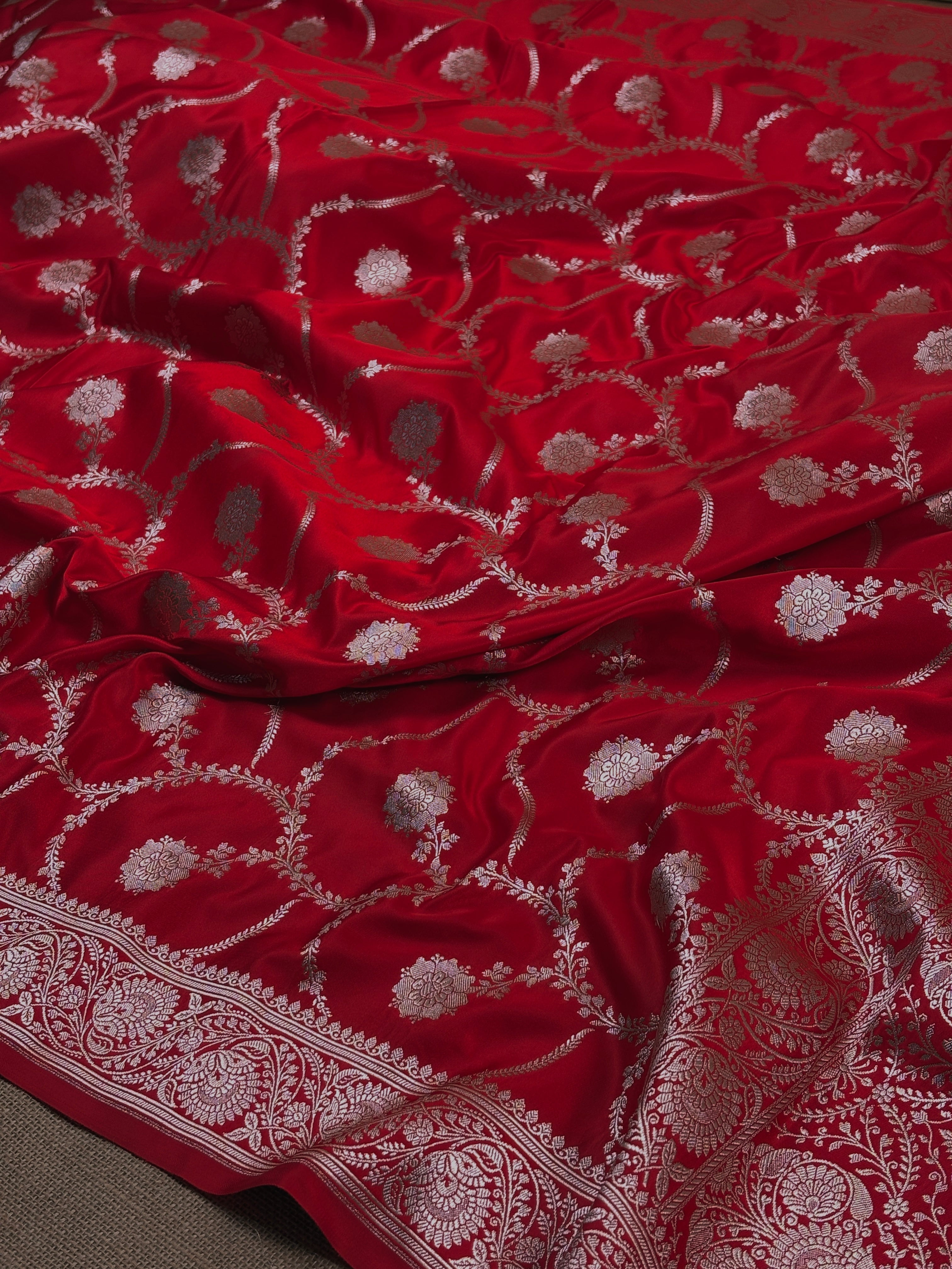 Mashru Katan Banarasi Saree