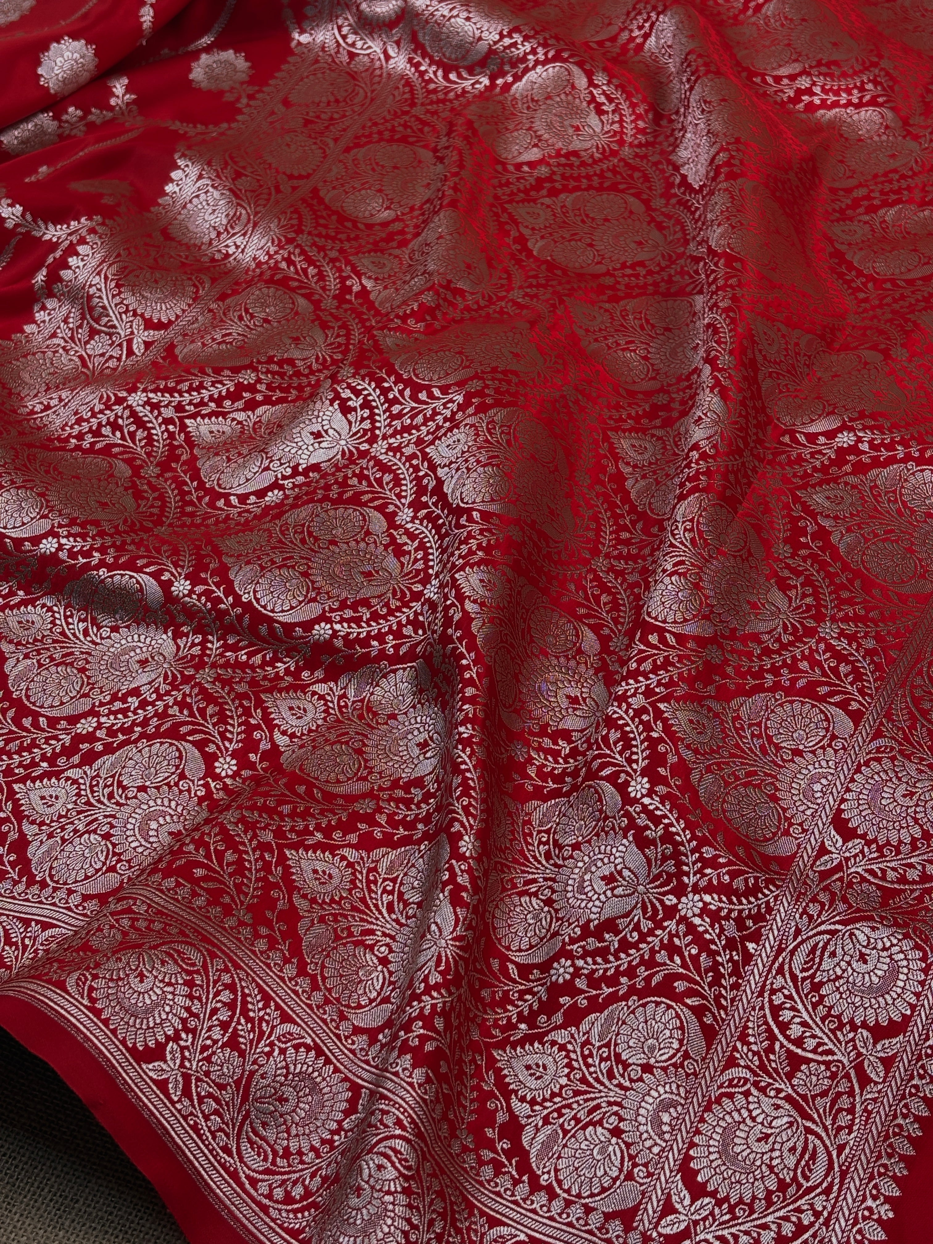 Mashru Katan Banarasi Saree
