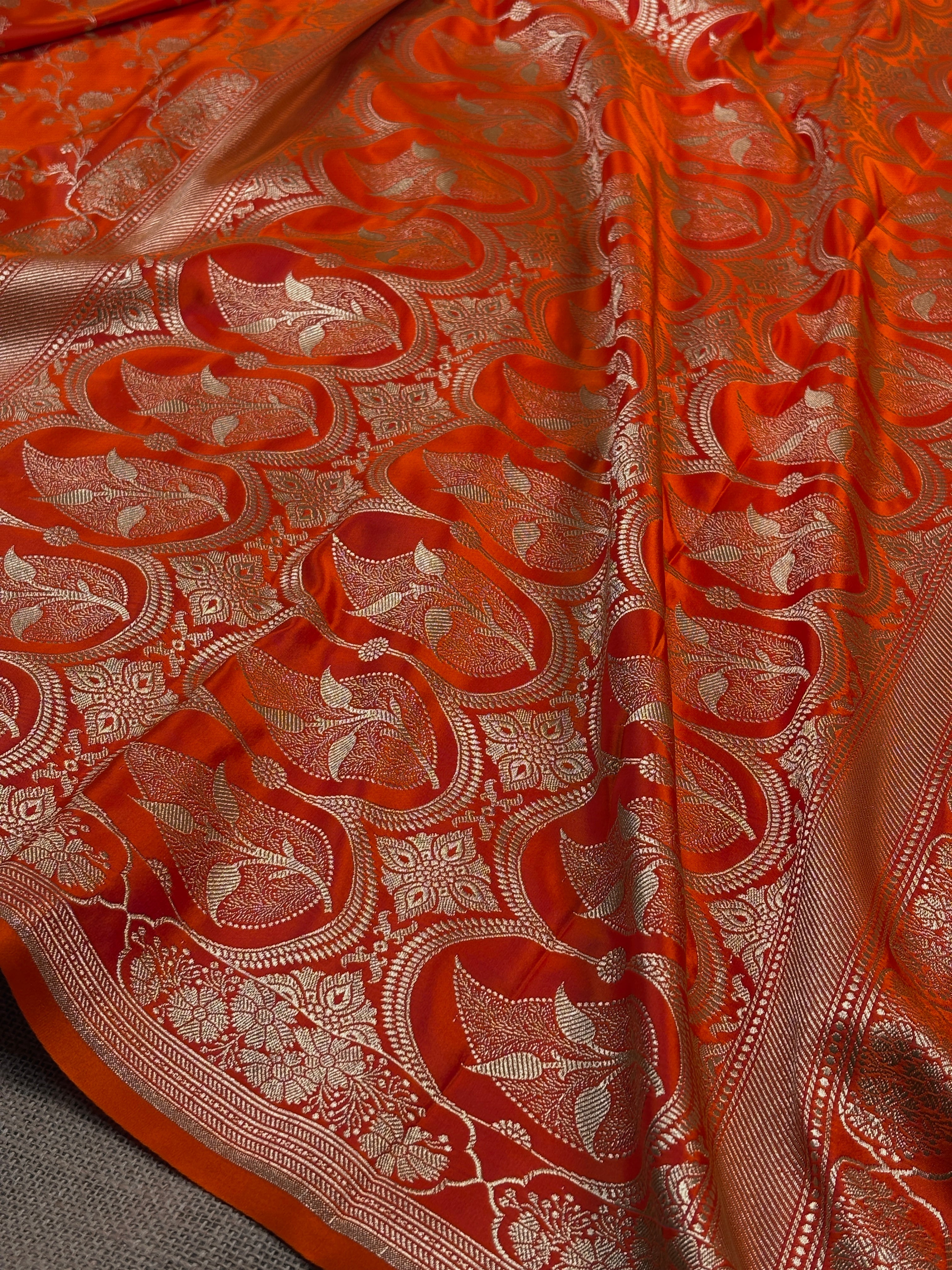 Mashru Katan Banarasi Saree