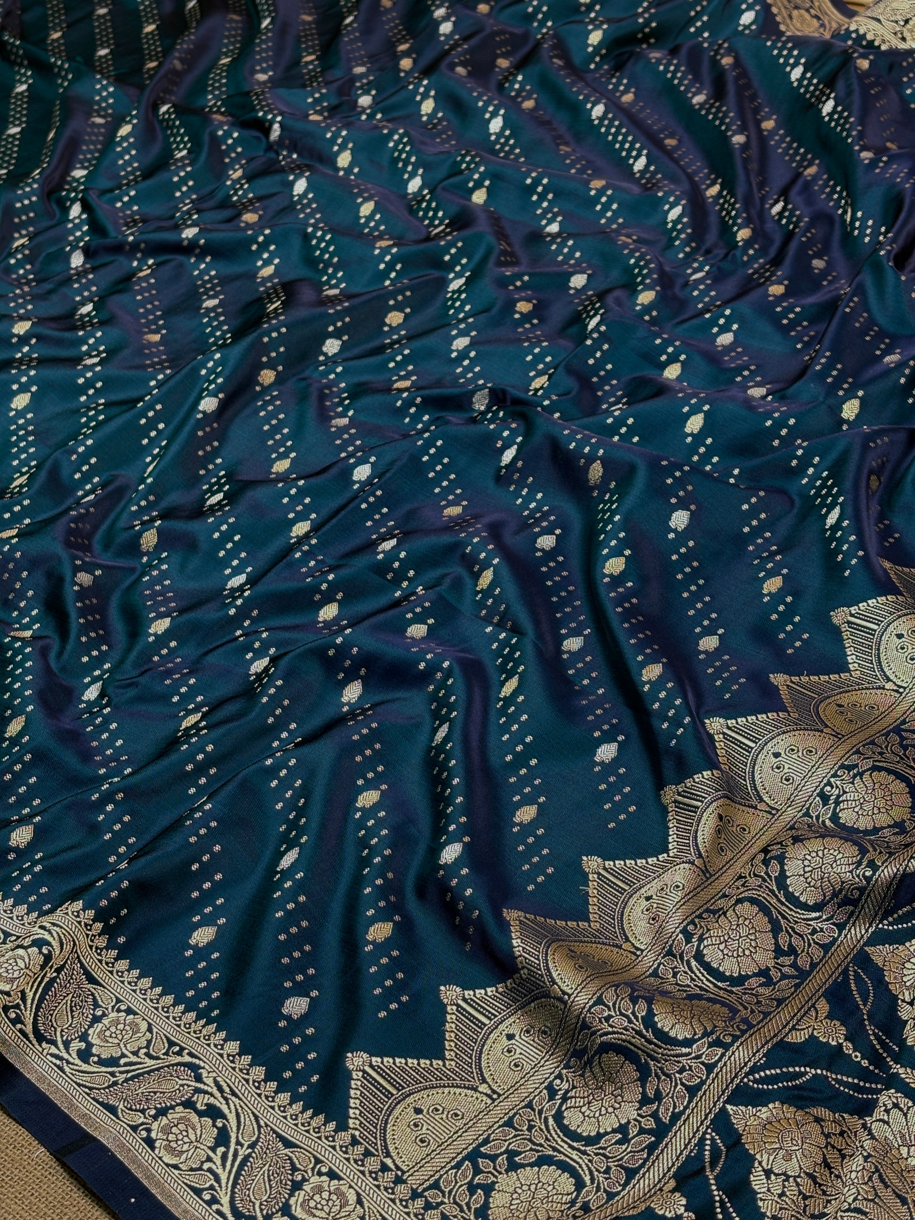 Premium mashru katan banarasi saree